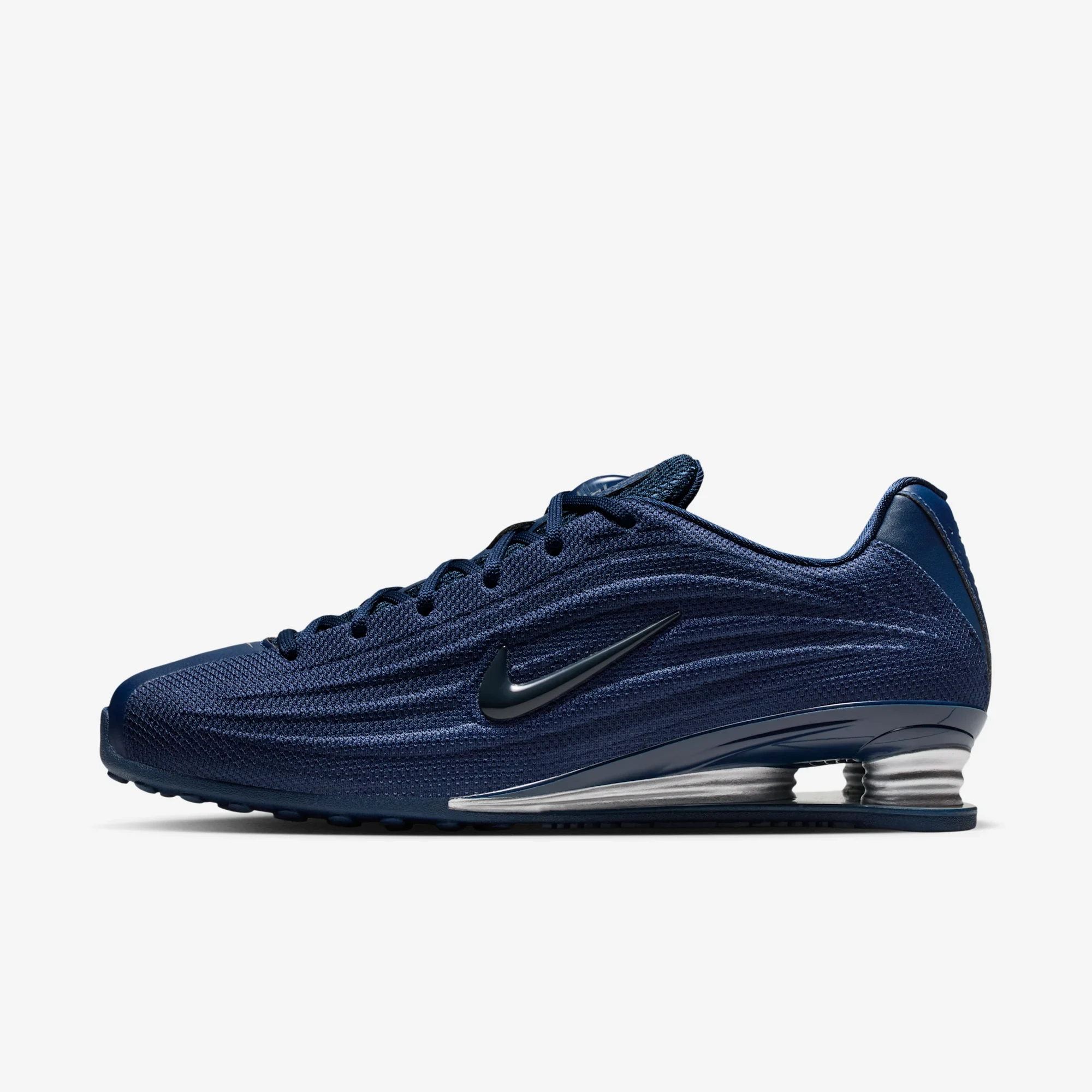 Nike Shox Z Midnight Navy Metallic Silver (Women's)