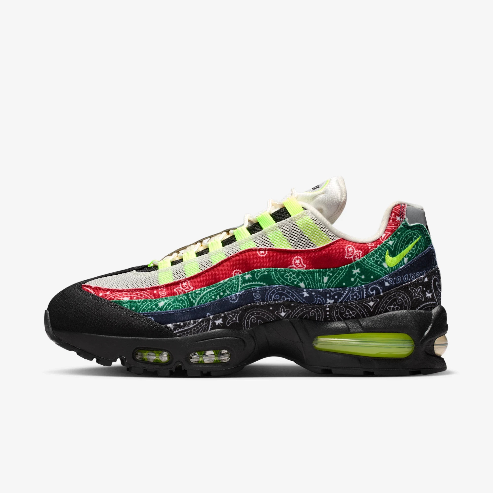 Nike Air Max 95 OG Big Bubble Neon Paisley Bandana