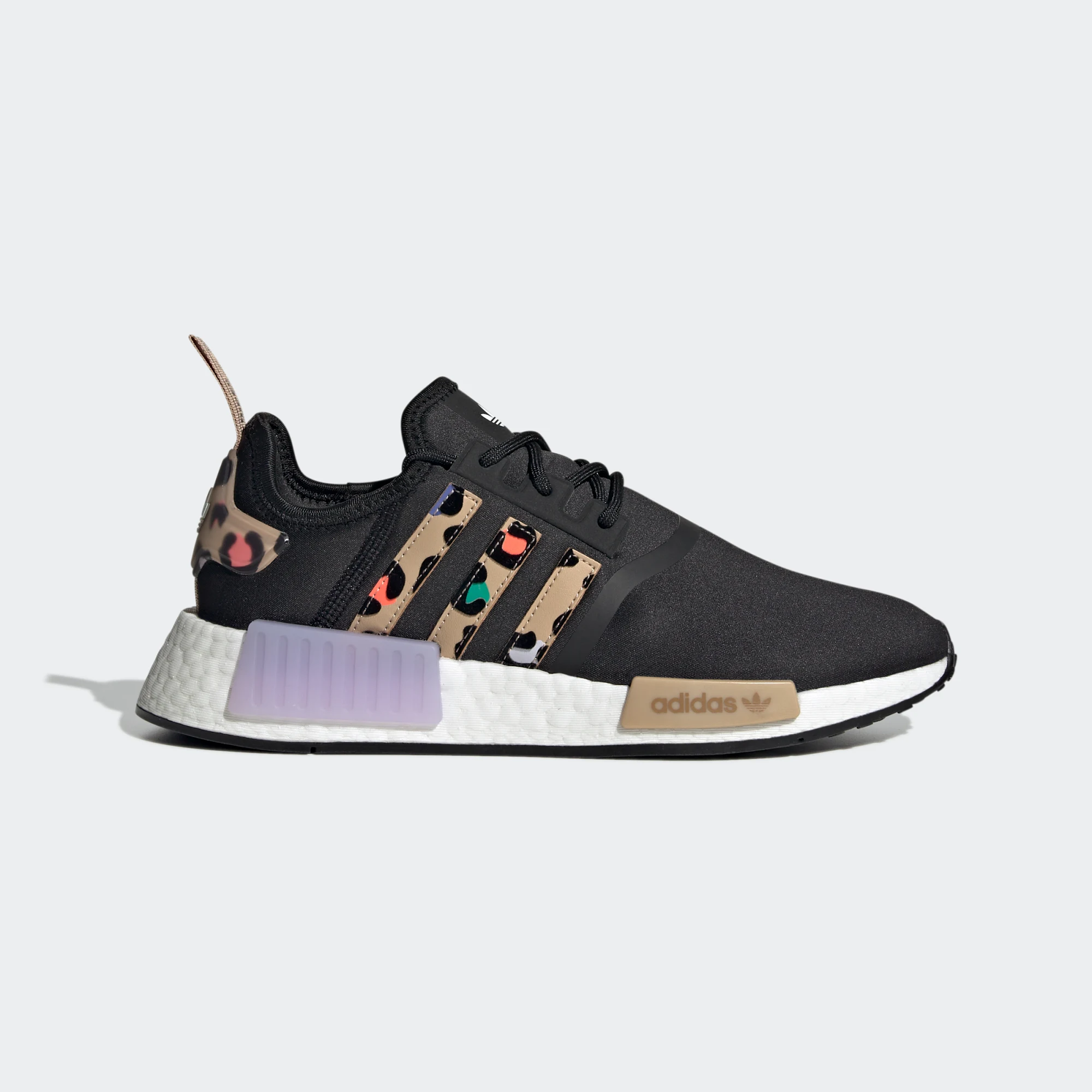 adidas NMD R1 Black Purple Leopard (Women's)