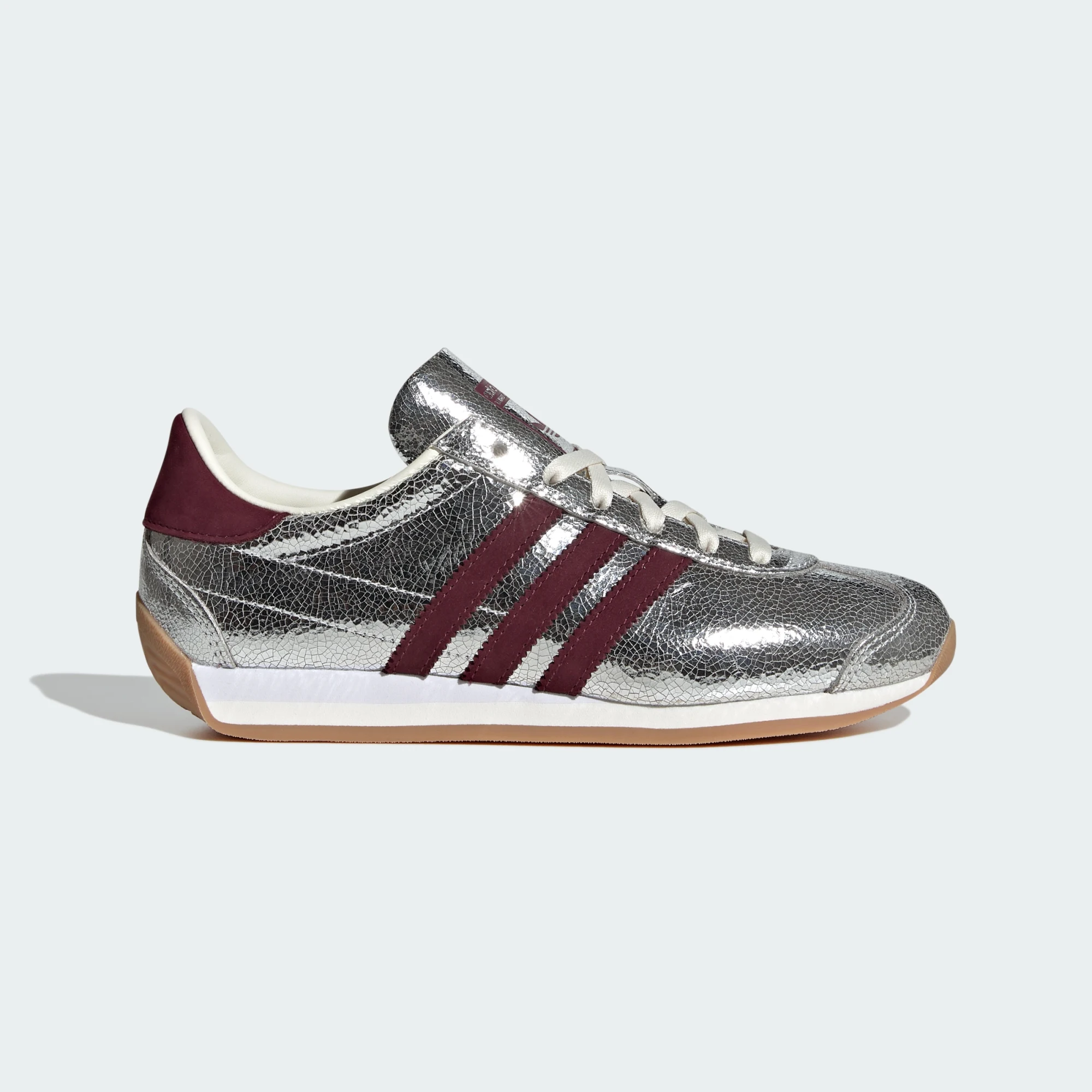 adidas Country OG Silver Metallic Maroon (Women's)