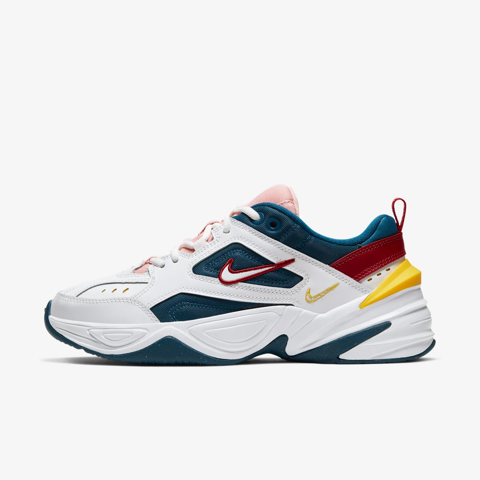Nike M2K Tekno Blue Force Summit White Chrome Yellow (Women's)
