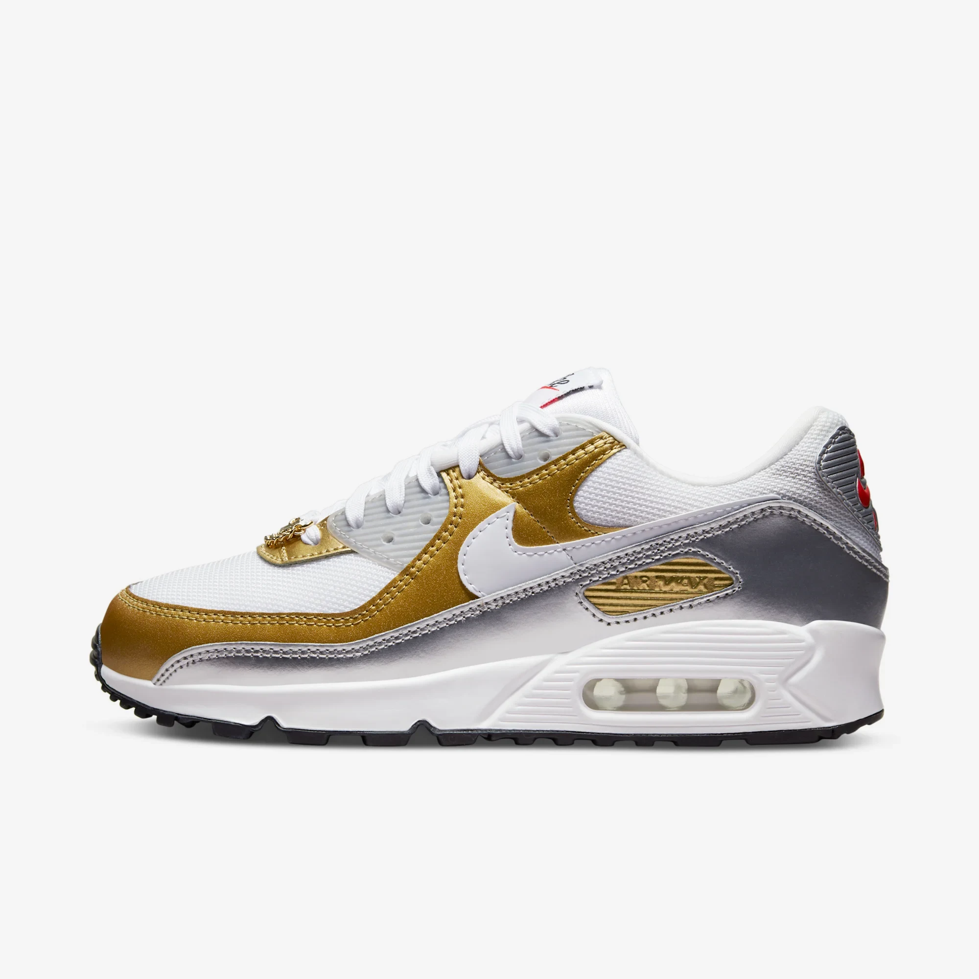 Nike Air Max 90 SE White Metallic Gold (Women's)