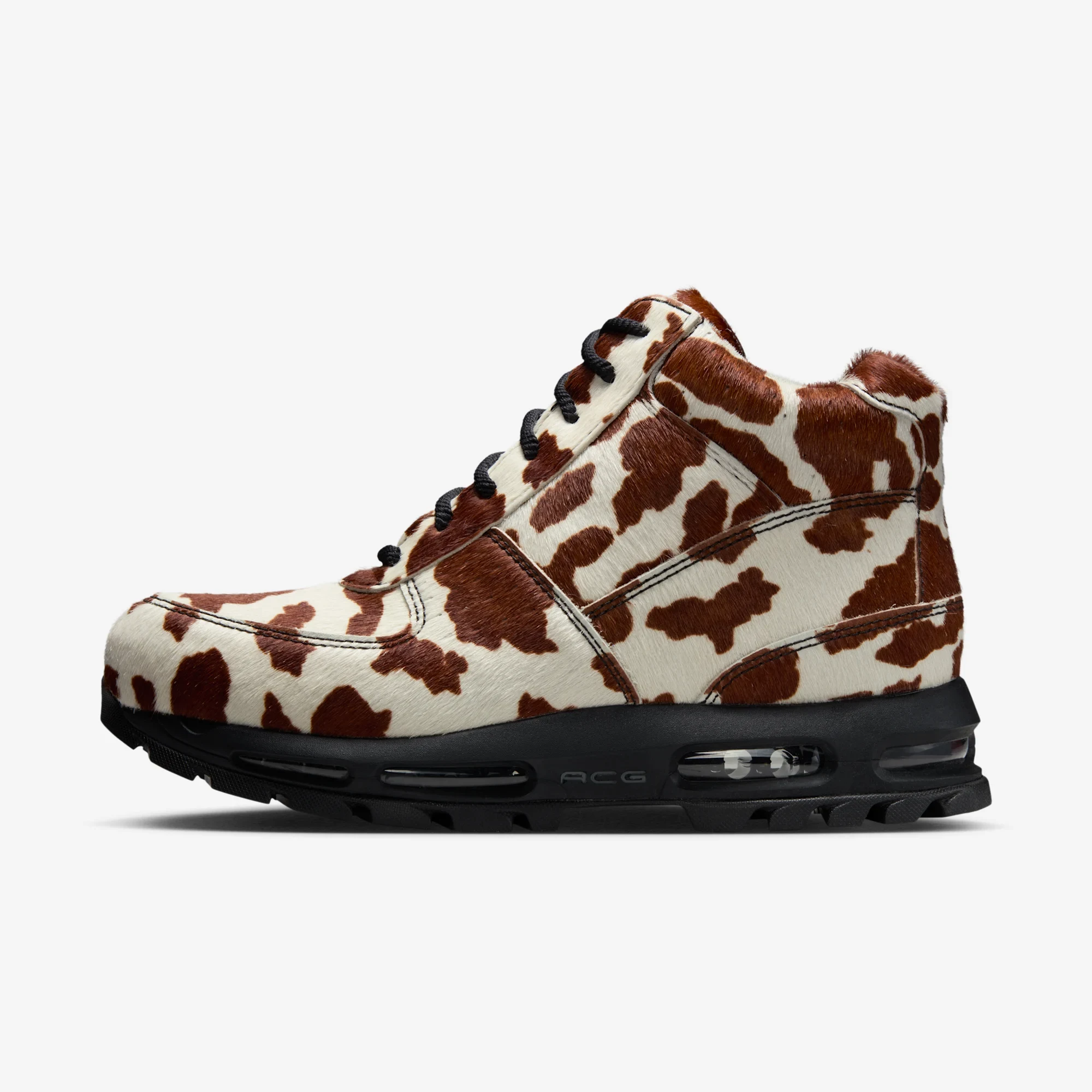 Nike Air Max Goadome Sail Cacao Wow Cow Print Pony Hair
