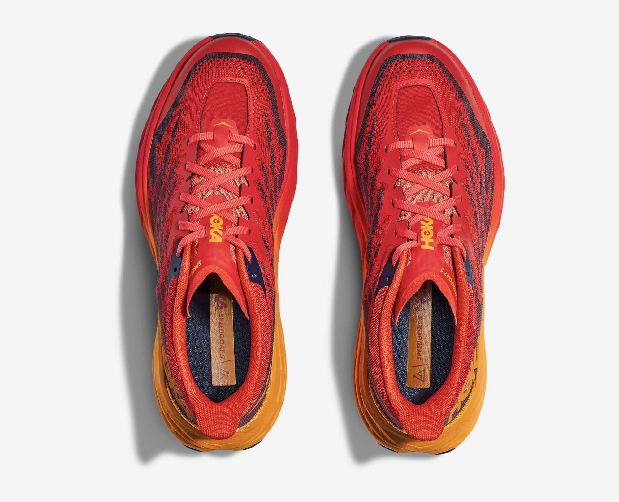 Hoka One One Speedgoat 5 Fiesta Red Radiant Yellow