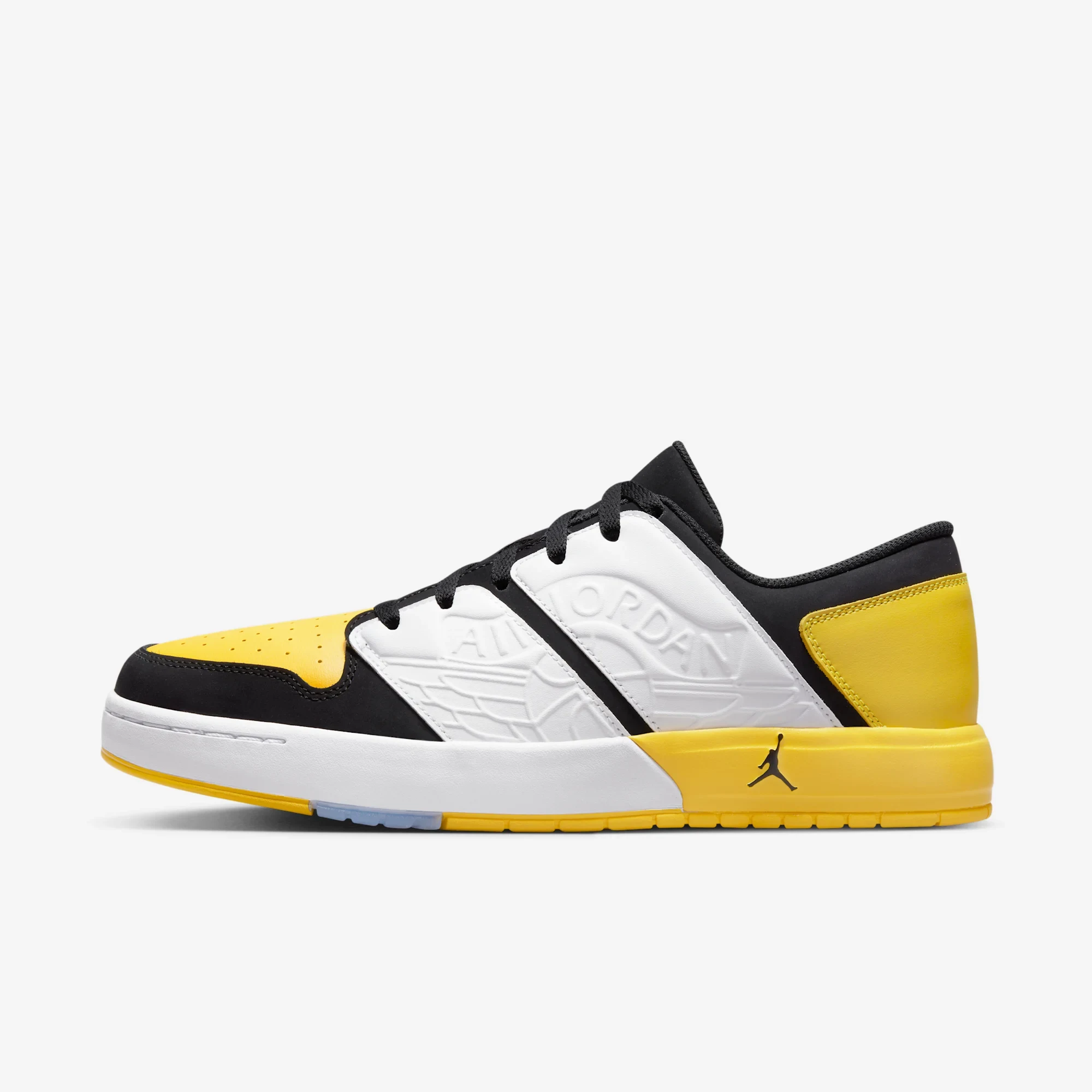 Jordan Nu Retro 1 Low Black Tour Yellow White