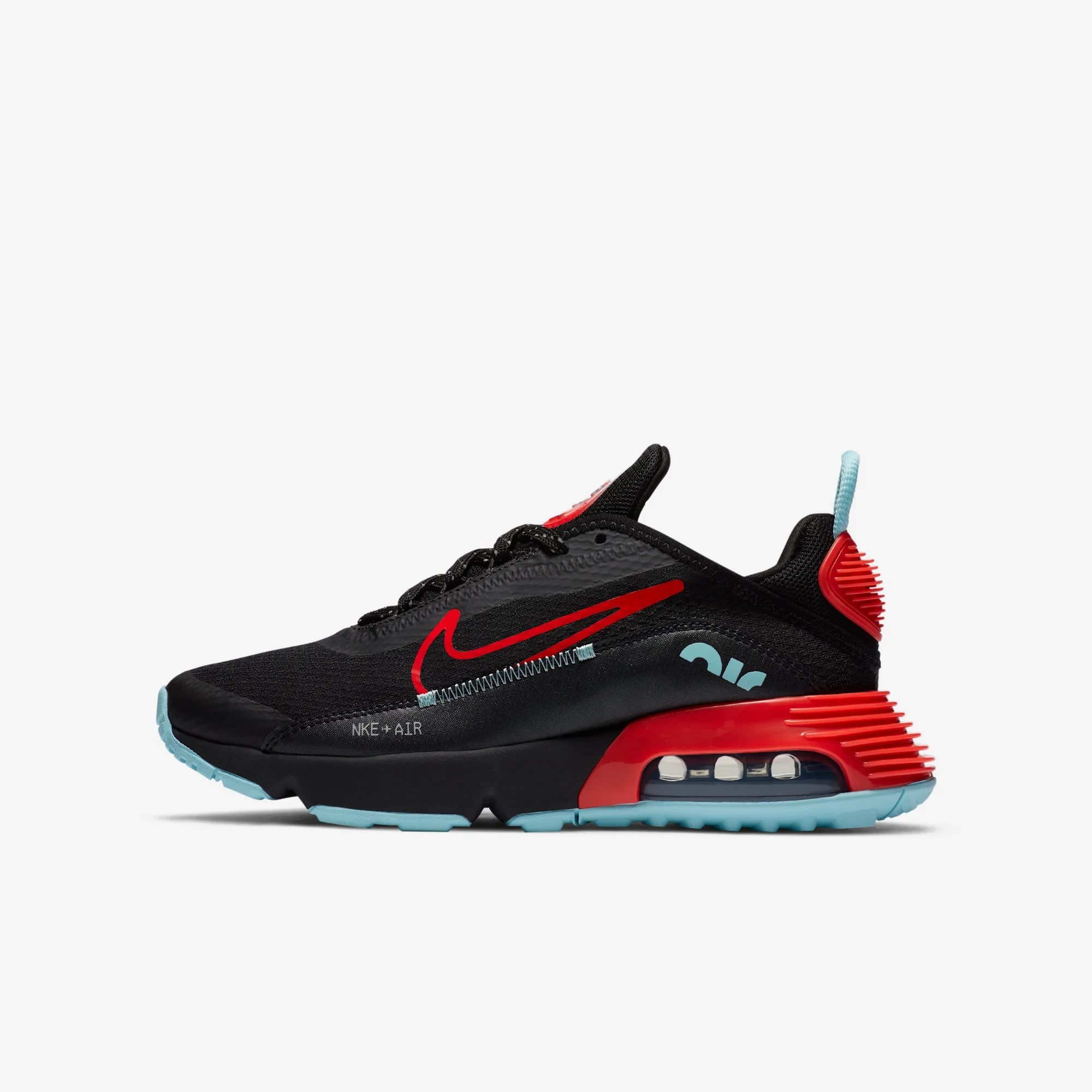 Nike Air Max 2090 Black Glacier Ice Bright Crimson (GS)