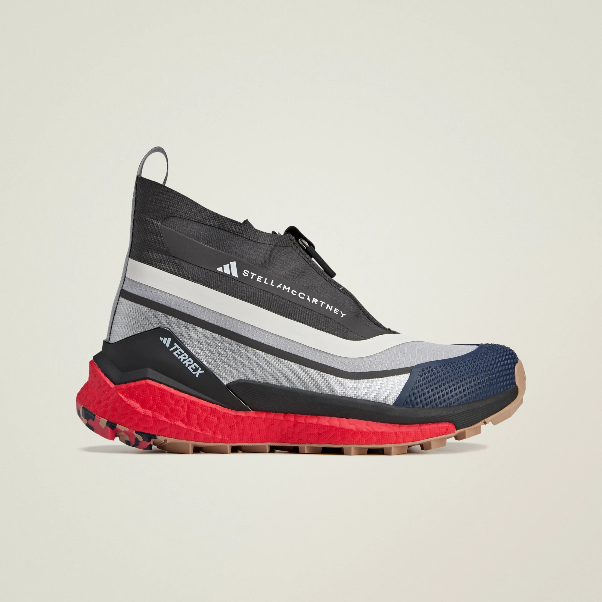 adidas Terrex Free Hiker Gore-Tex By Stella Mccartney Silver Metallic Cloud White Active Red