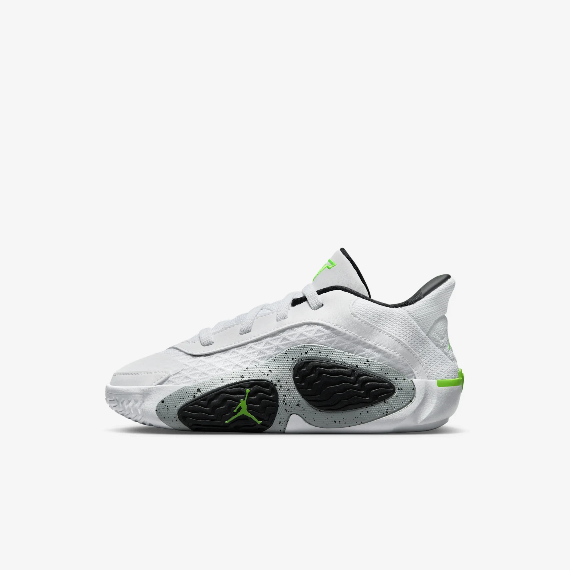 Jordan Tatum 2 White Black Wolf Grey Electric Green (PS)