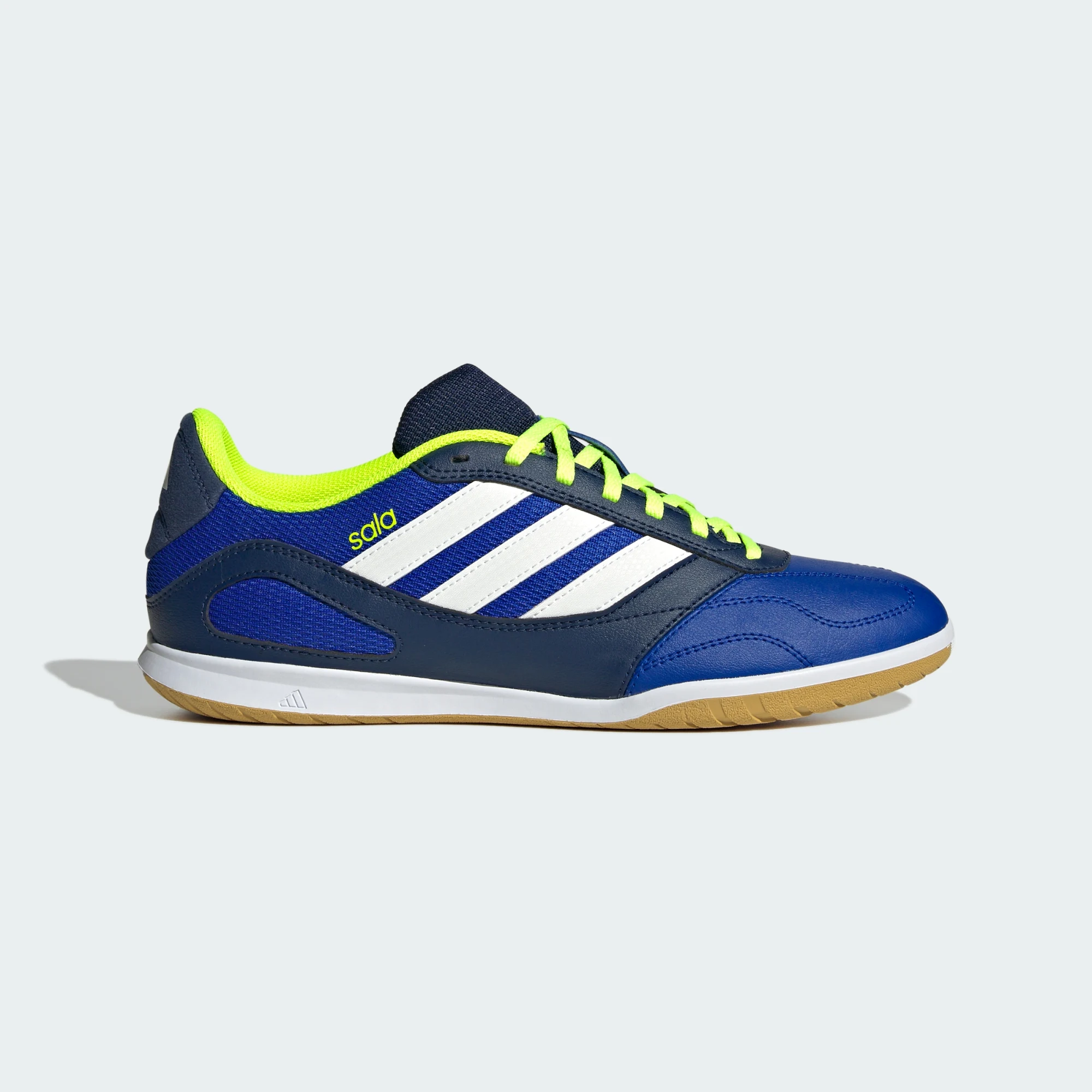 adidas Super Sala Competition 3 Indoor Lucid Blue Cloud White Lucid Lemon