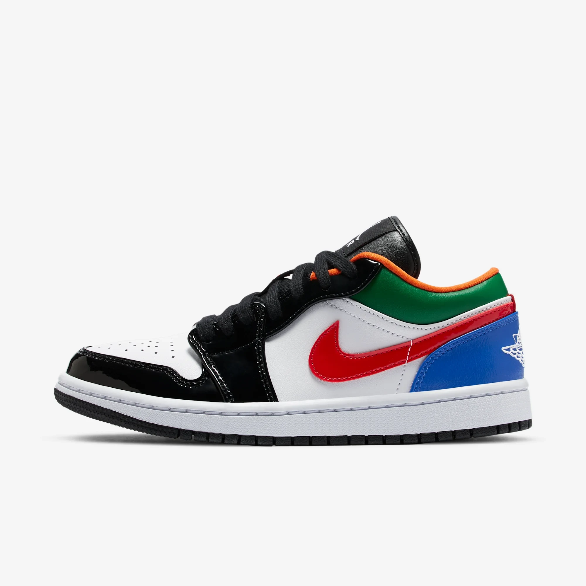 Jordan 1 Low Multi-Color Black Toe (Women's)