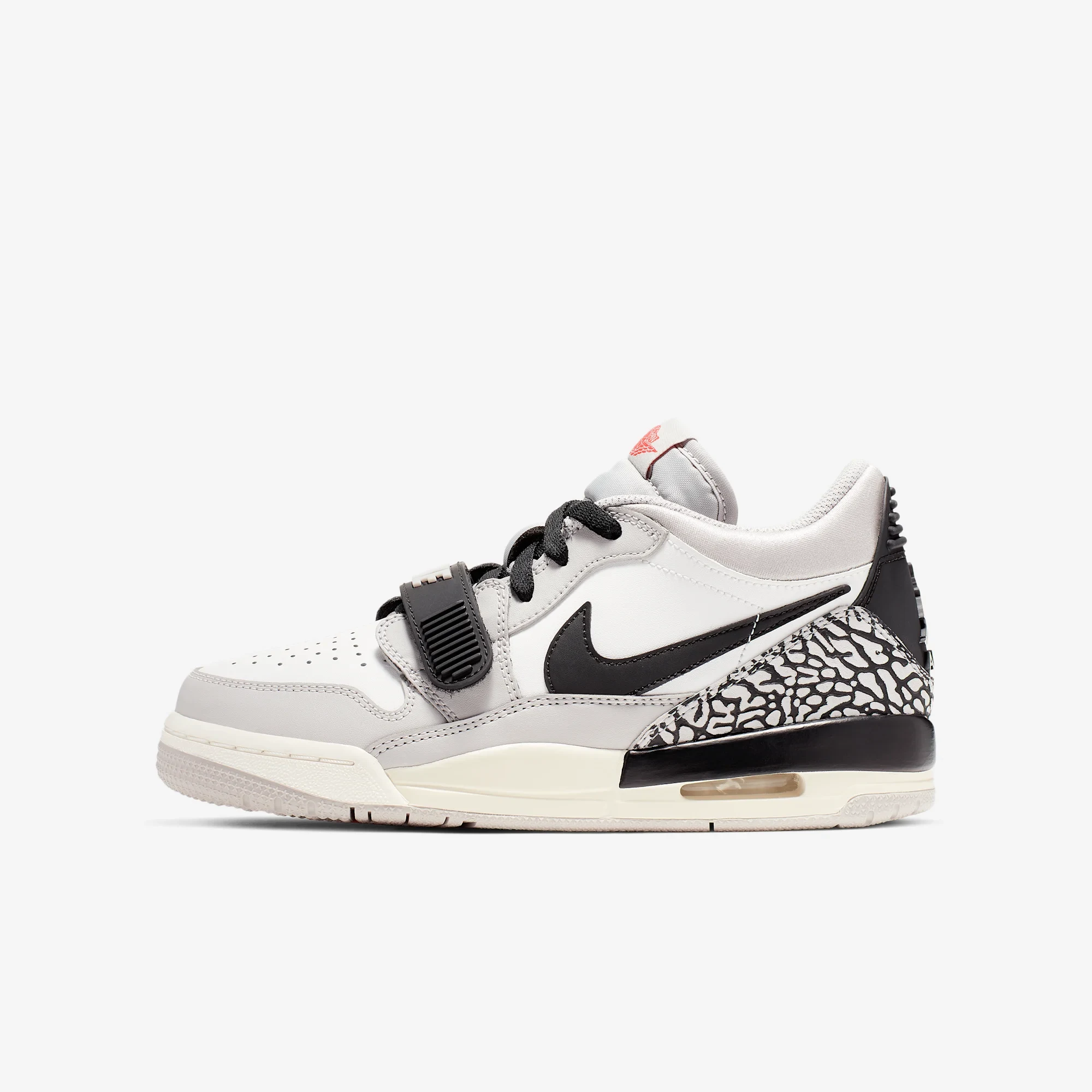 Jordan Legacy 312 Low Tech Grey Fire Red Black (GS)