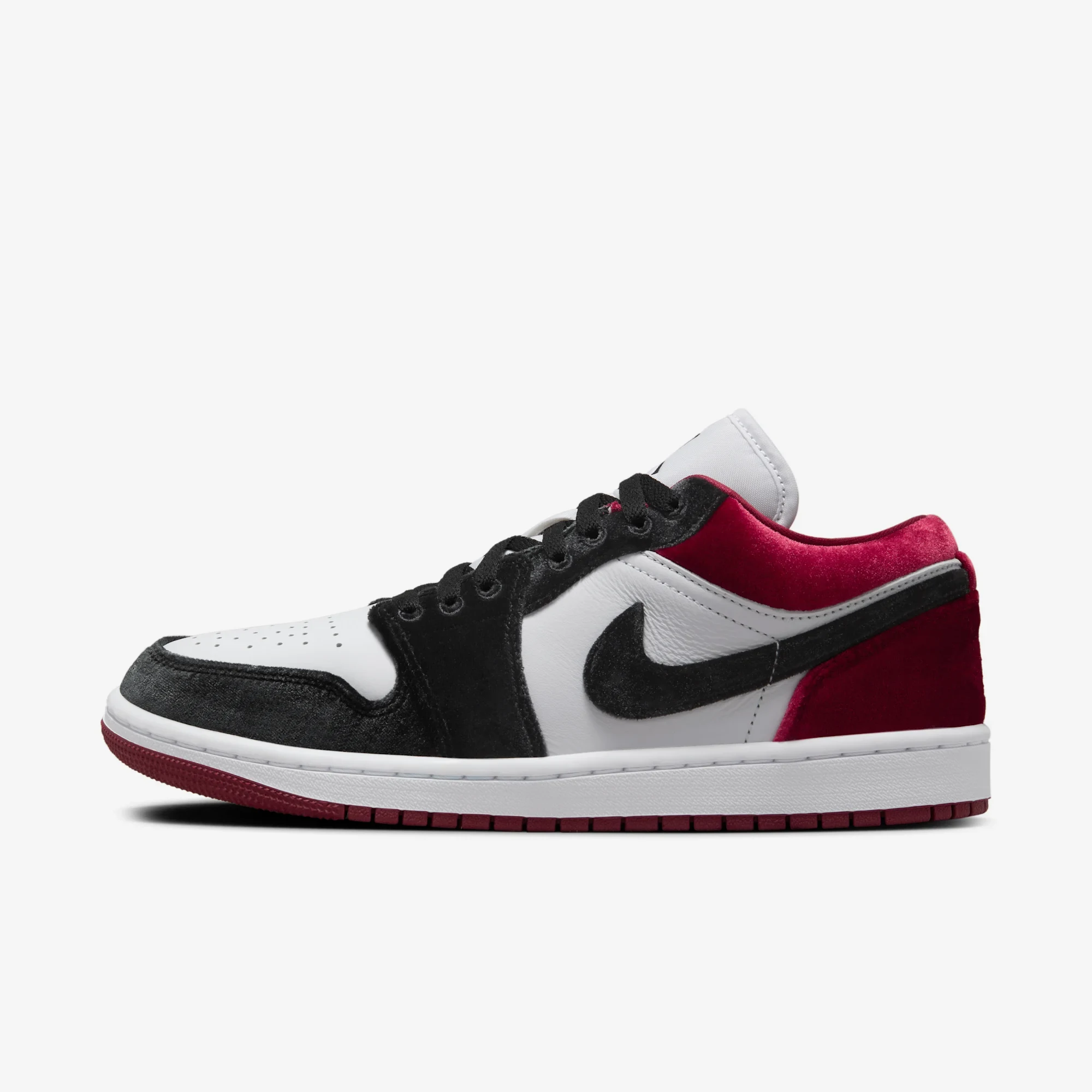 Jordan 1 Low SE Velvet Black Toe (Women's)