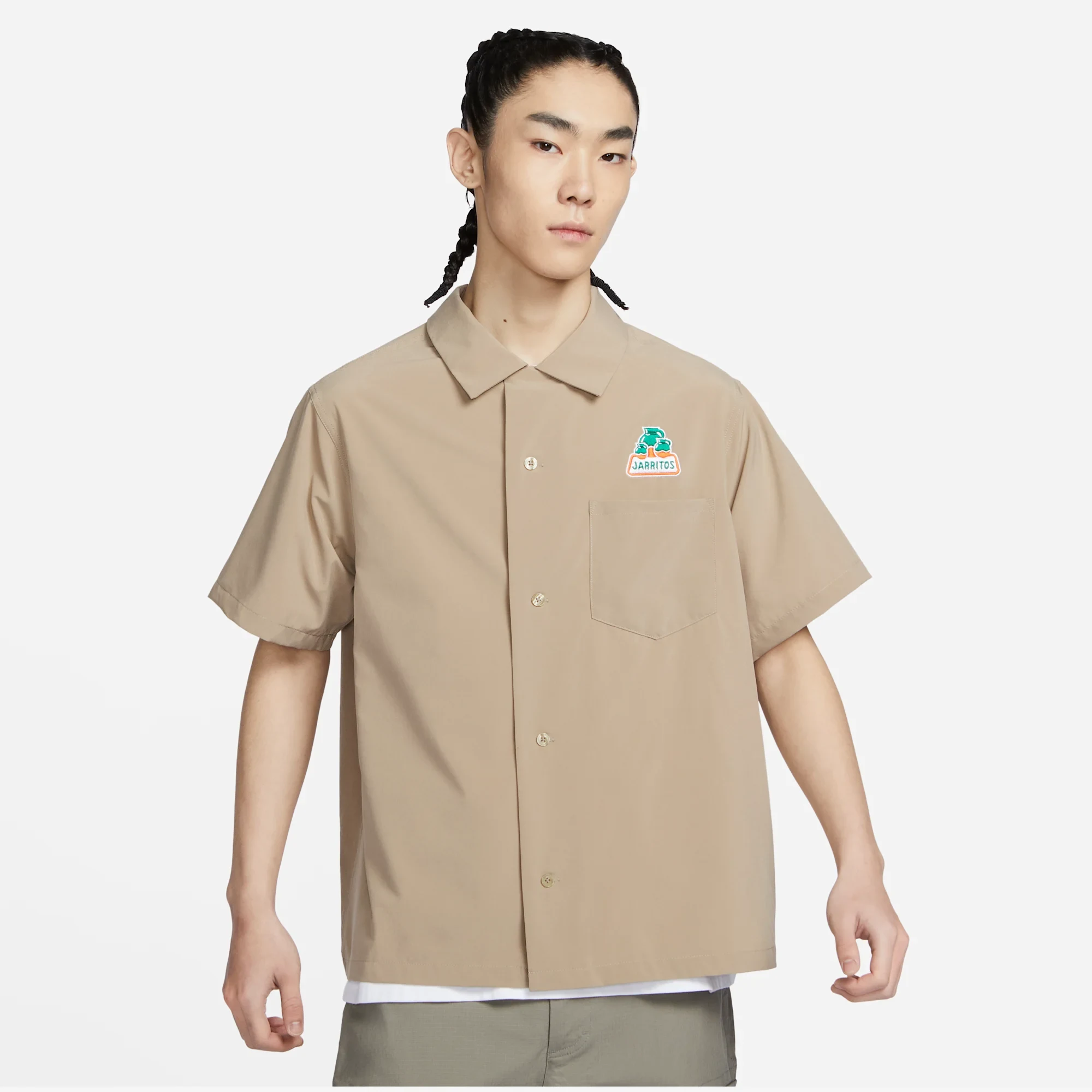 Nike SB x Jarritos Bowling Button Up Shirt (Asia Sizing) Khaki
