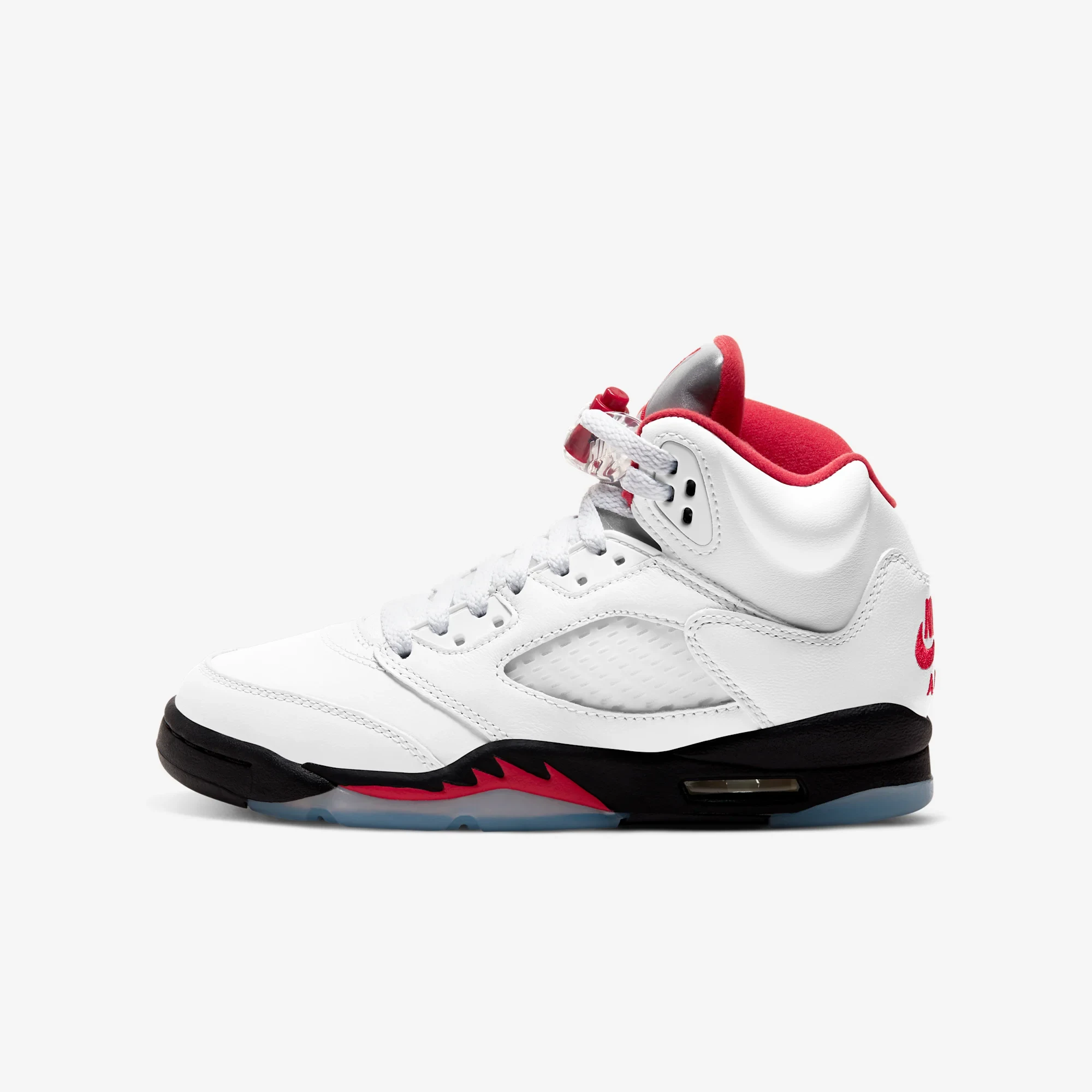 Jordan 5 Retro Fire Red Silver Tongue (2020) (GS)