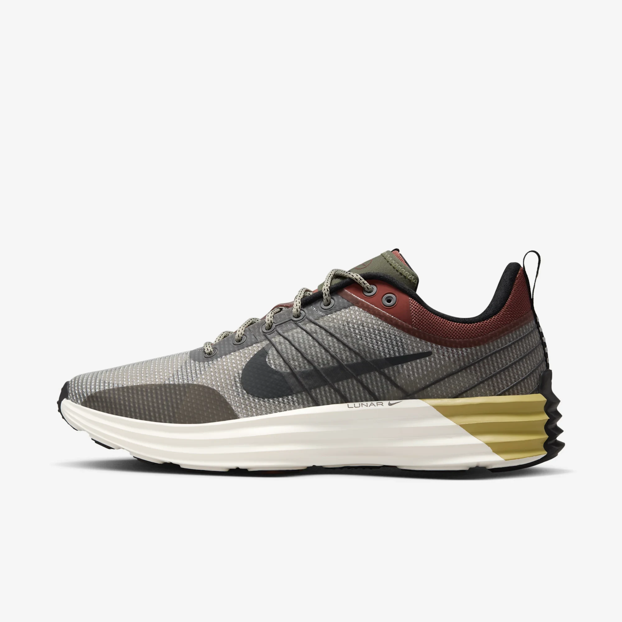 Nike Lunar Roam SE Light Army Red Sepia Medium Olive Black