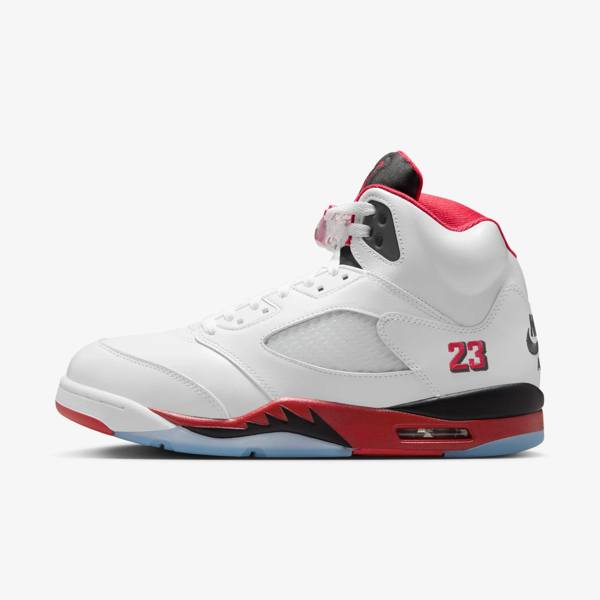 Jordan 5 Retro Fire Red Black Tongue (2025)