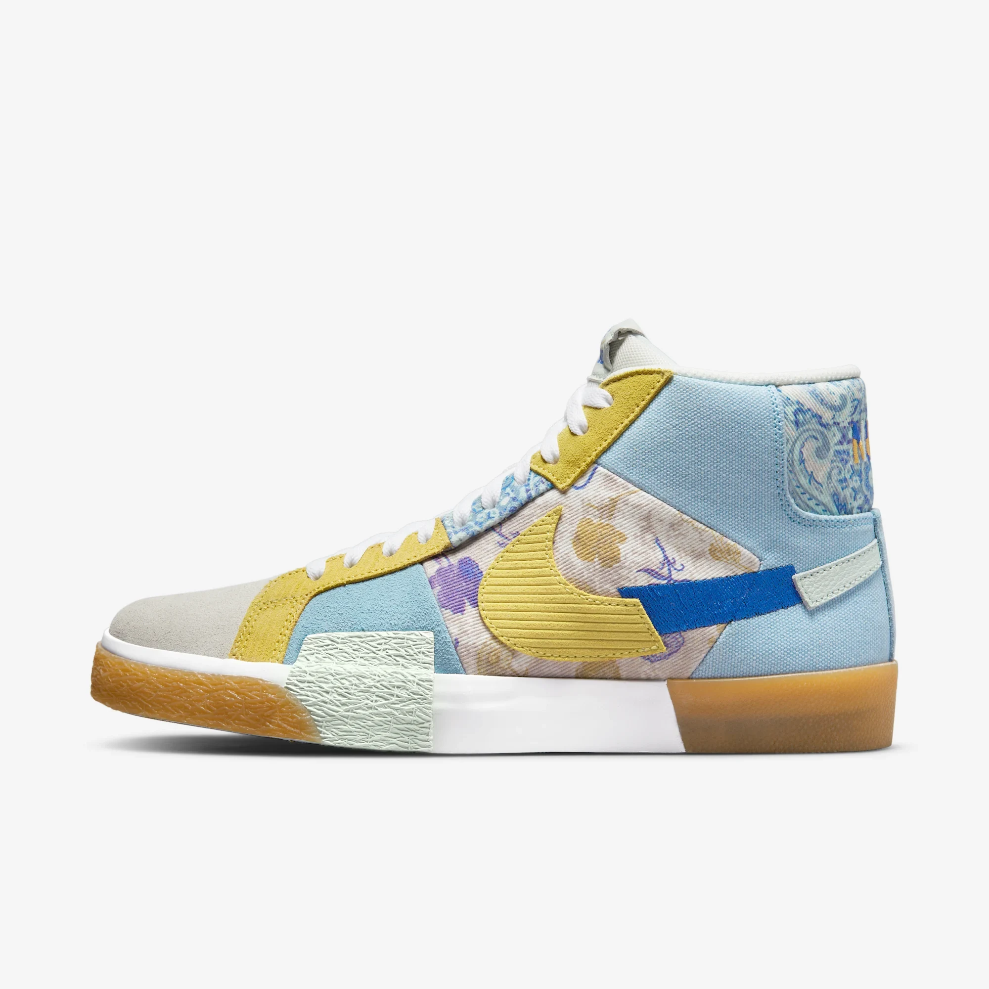 Nike SB Zoom Blazer Mid Premium Floral Paisley Boarder Blue