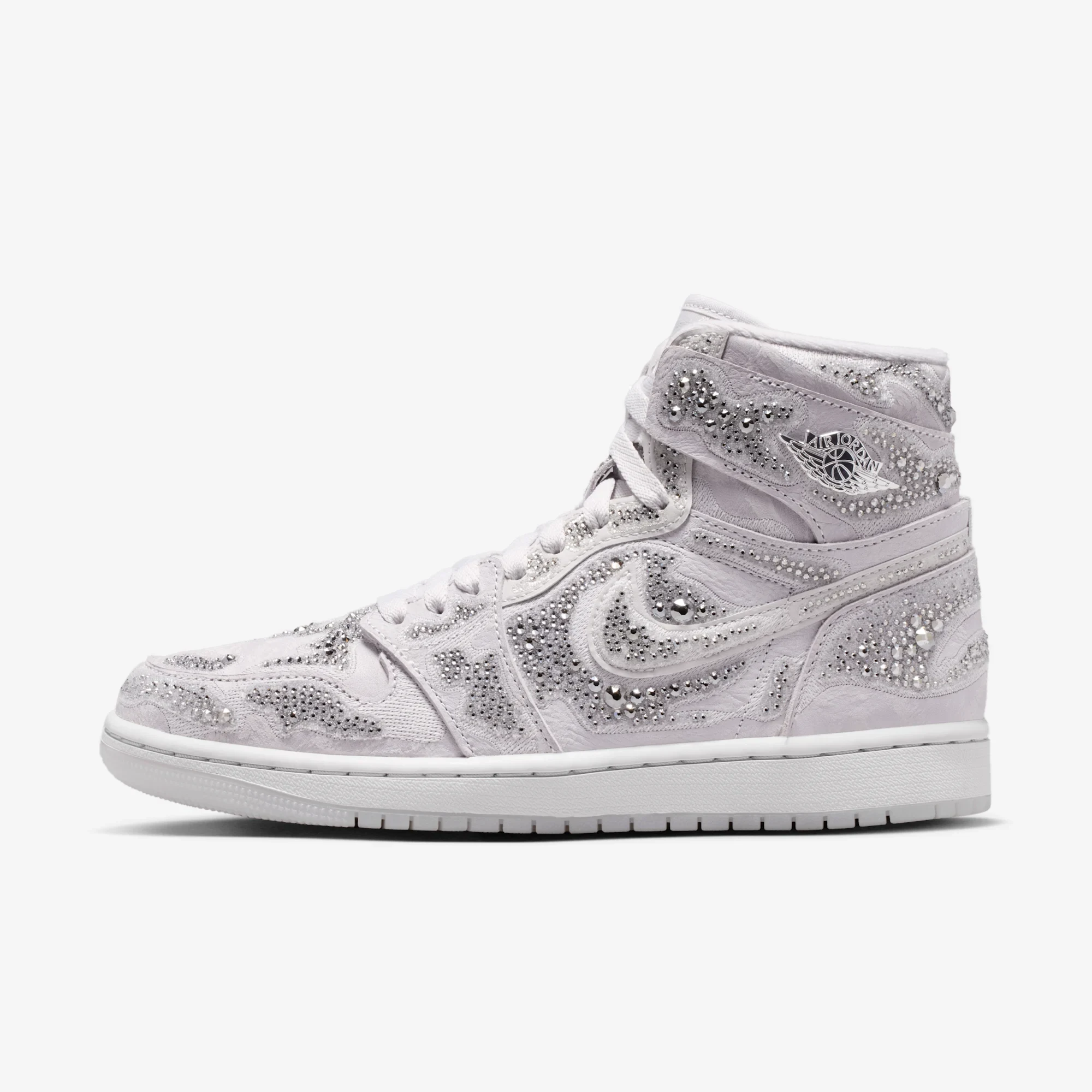 Jordan 1 Retro High OG Swarovski Vast Grey (Women's)