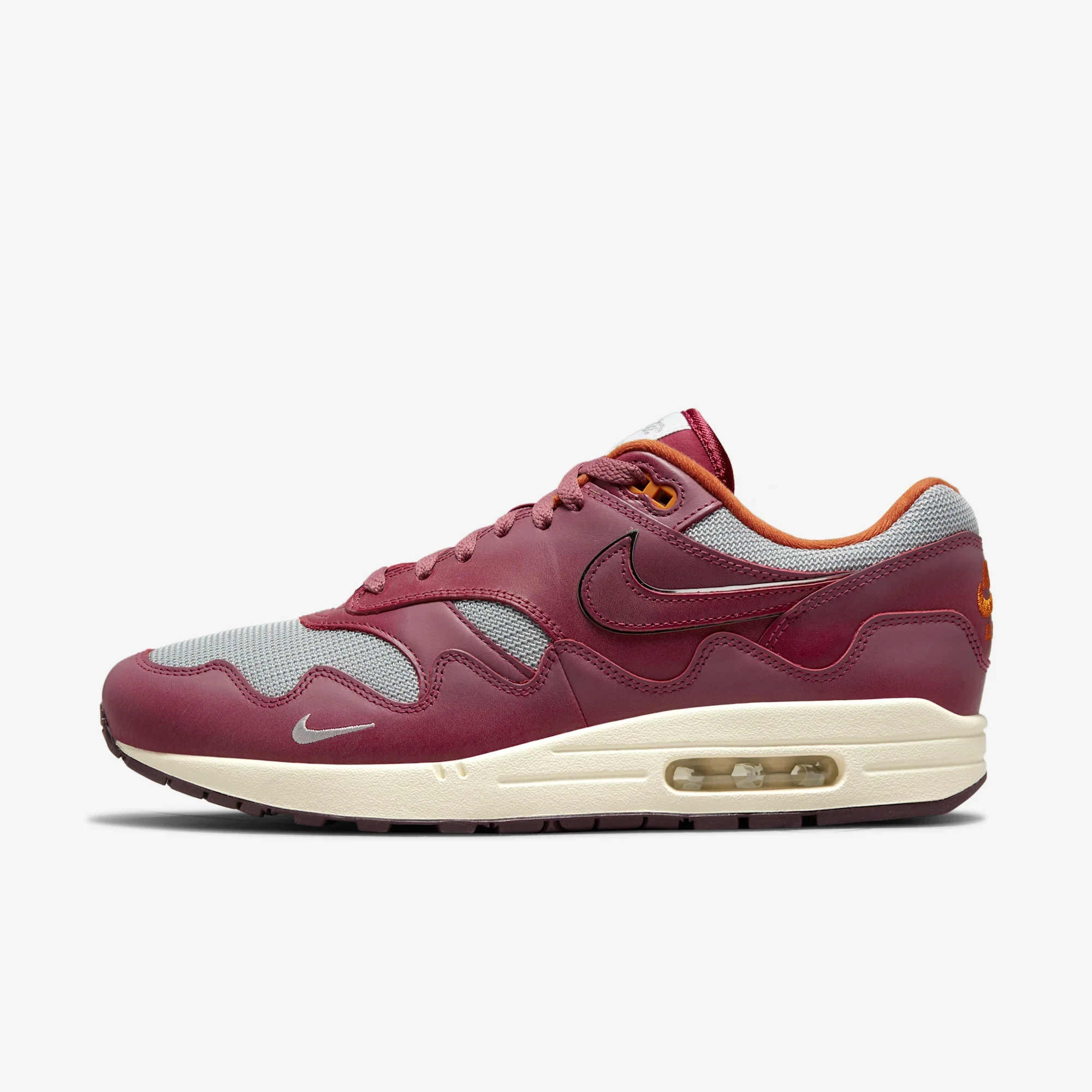 Nike Air Max 1 Patta Waves Rush Maroon (with Bracelet)