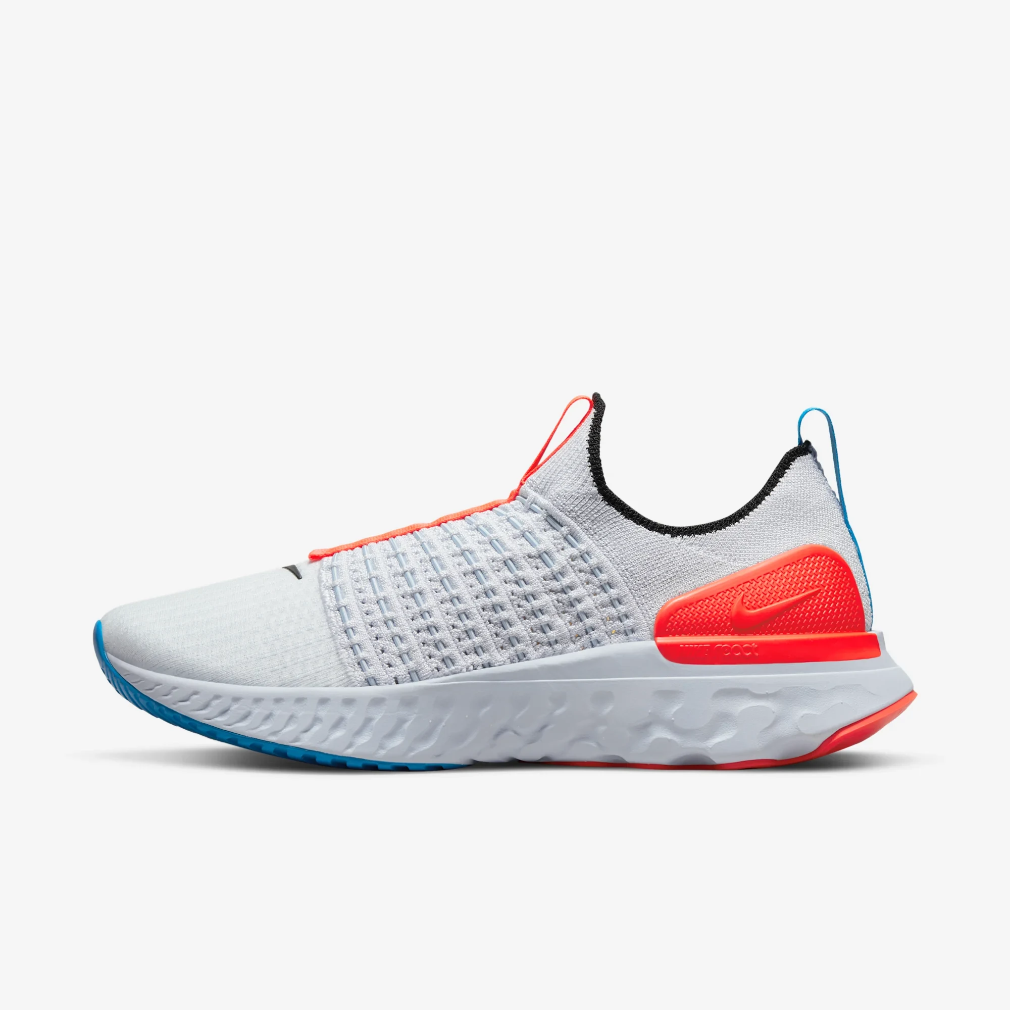 Nike React Phantom Run Flyknit 2 Football Grey Bright Crimson (Women's)
