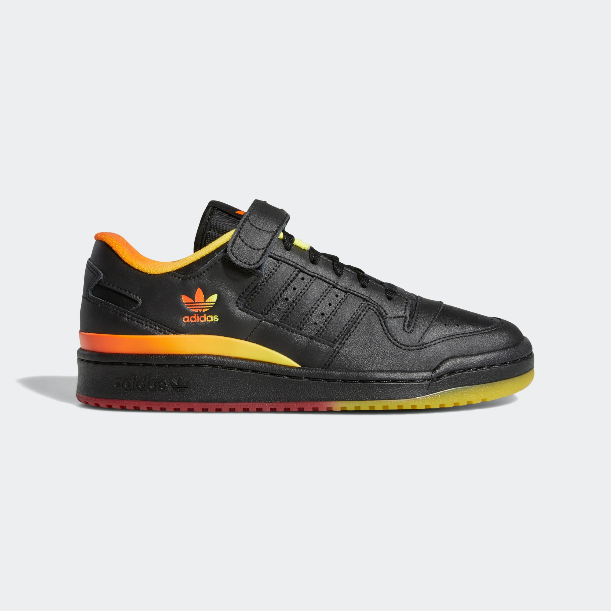 adidas Forum Low Black Orange Yellow Gradient
