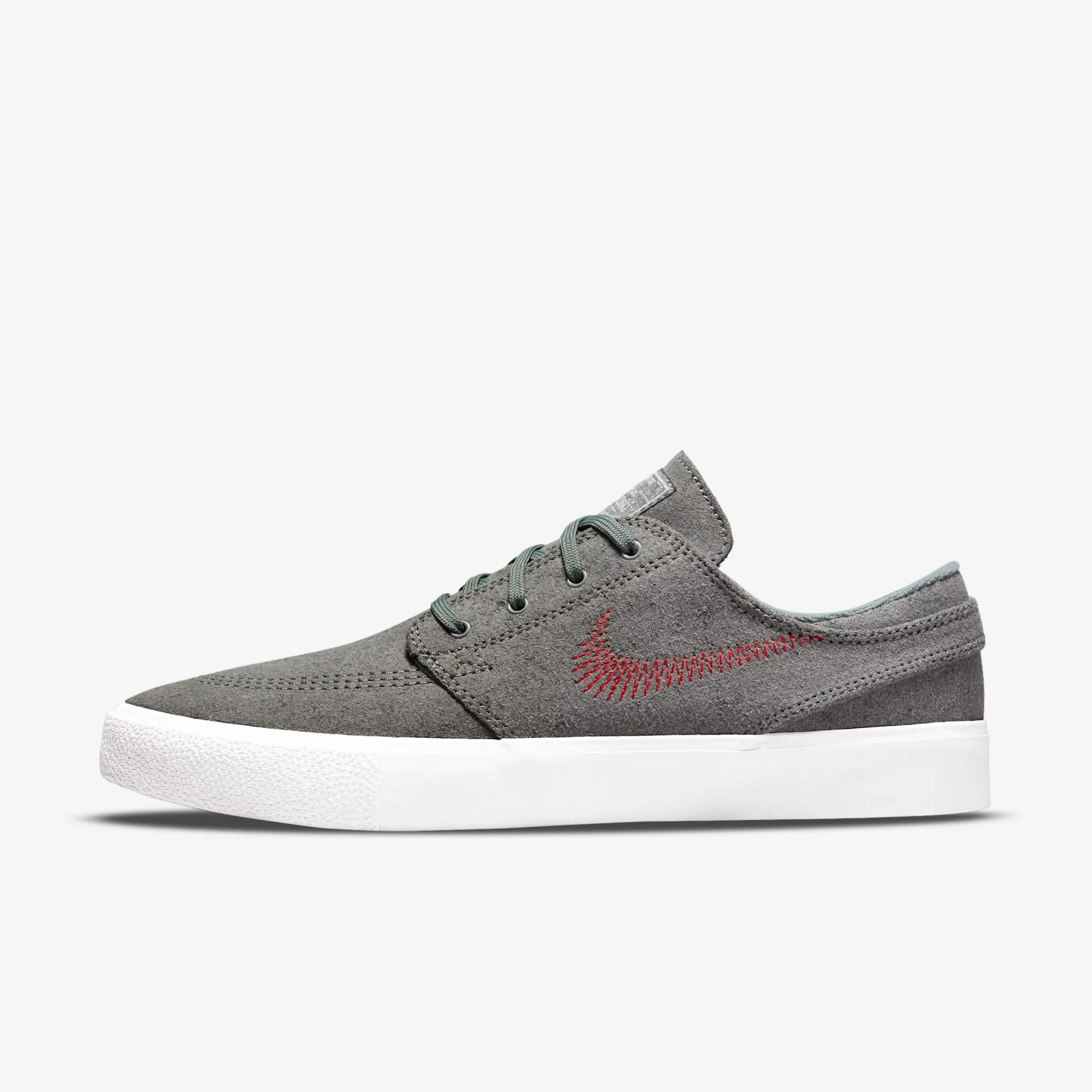 Nike SB Zoom Janoski Flyleather RM Tumbled Grey University Red