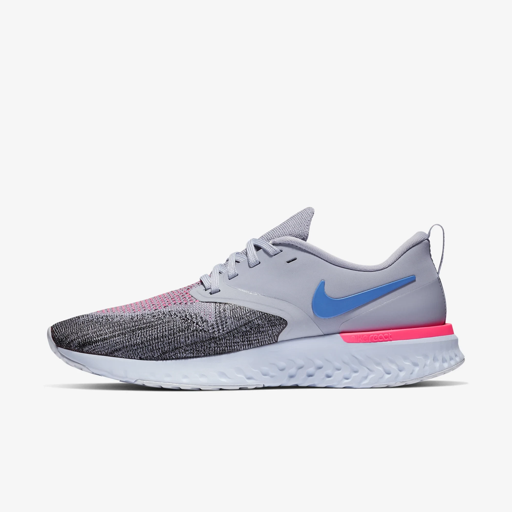 Nike Odyssey React 2 Flyknit Indigo Haze Sapphite Black (Women's)