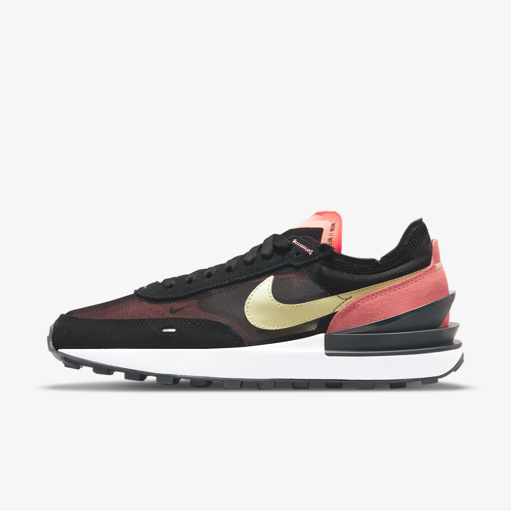 Nike Waffle One Black Lime Ice Magic Ember (Women's)