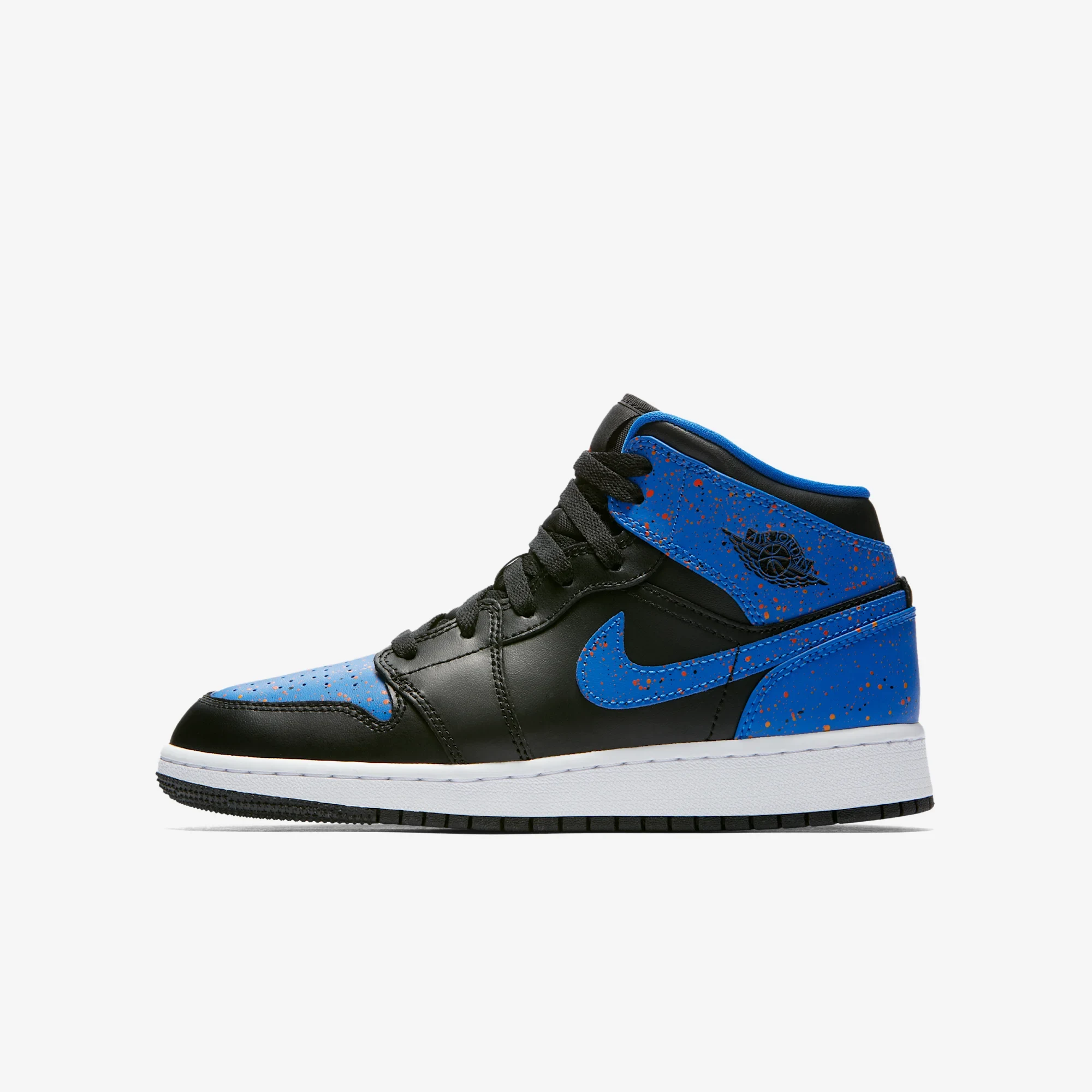 Jordan 1 Mid Royal Paint Splatter (GS)