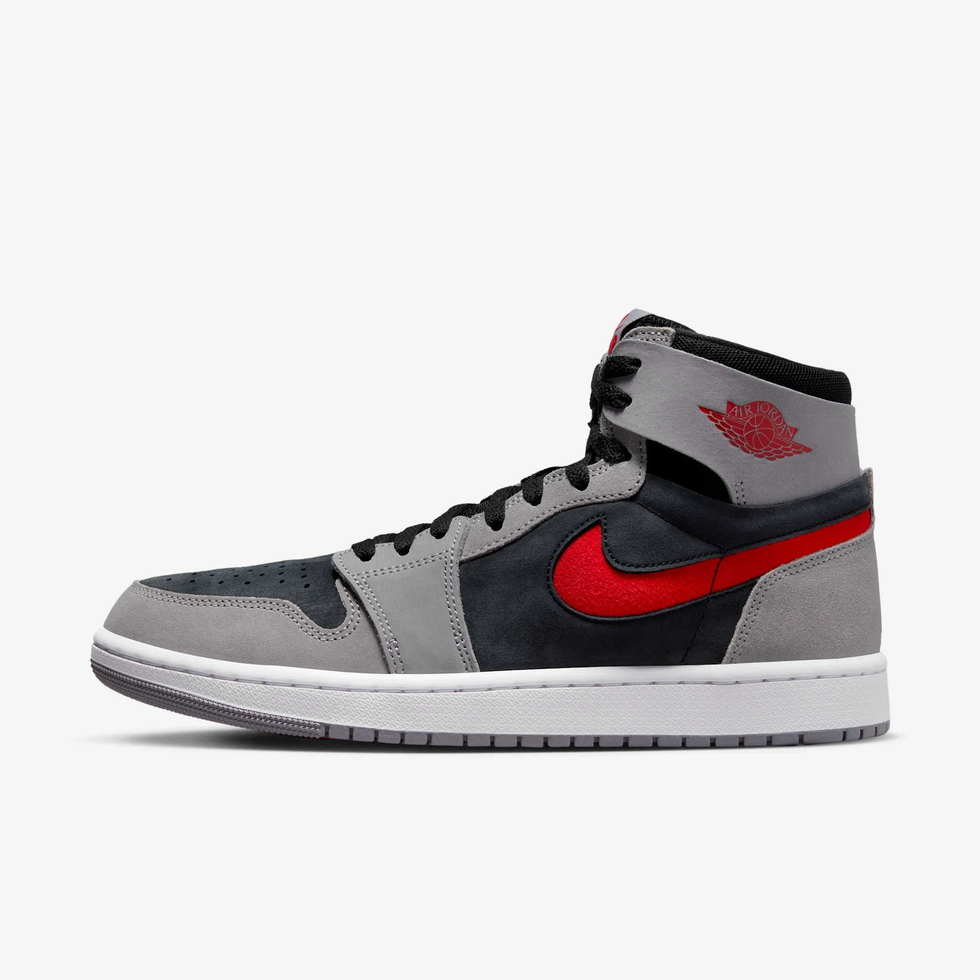 Jordan 1 High Zoom Air CMFT 2 Black Fire Red Cement