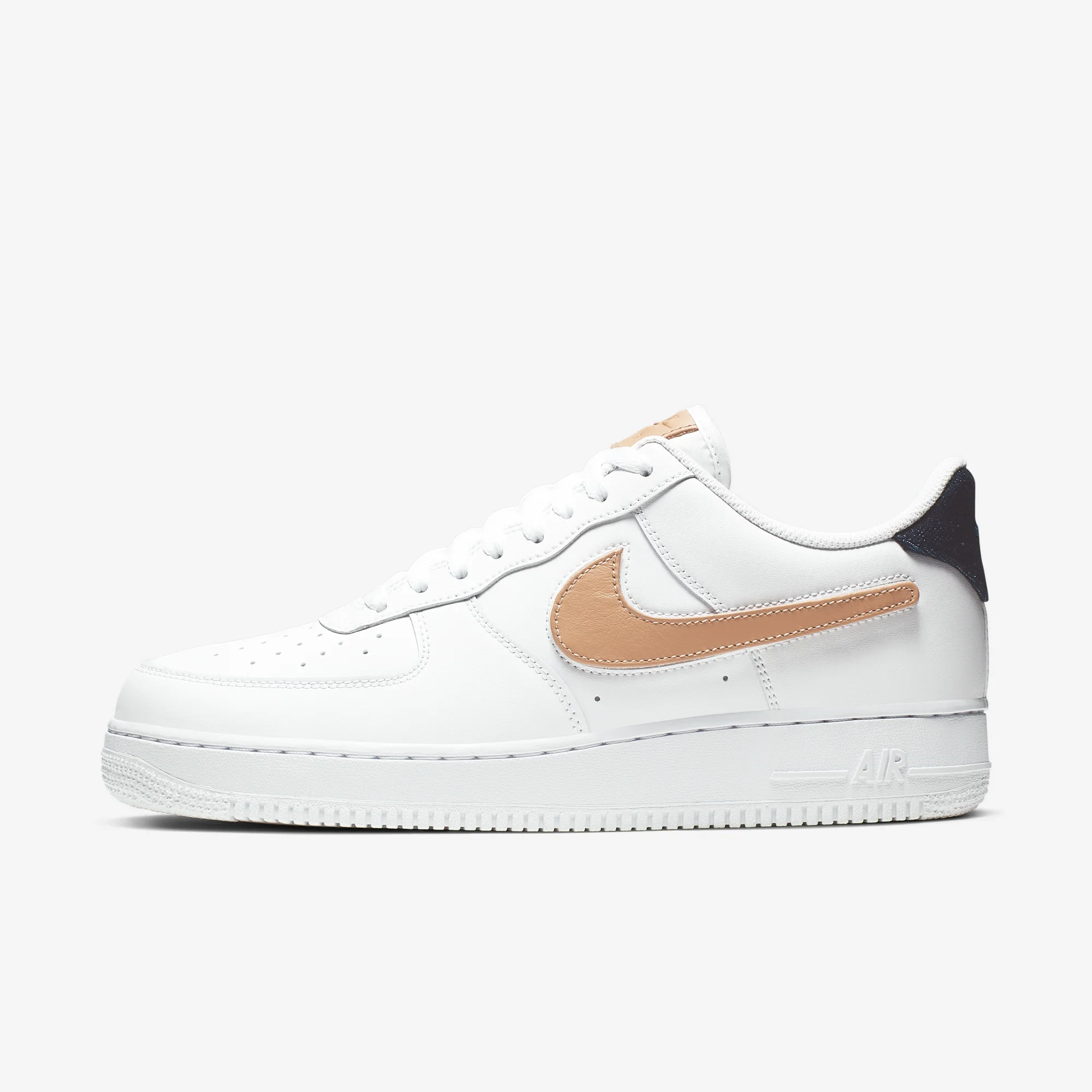 Nike Air Force 1 Low Removable Swoosh Pack White Vachetta Tan