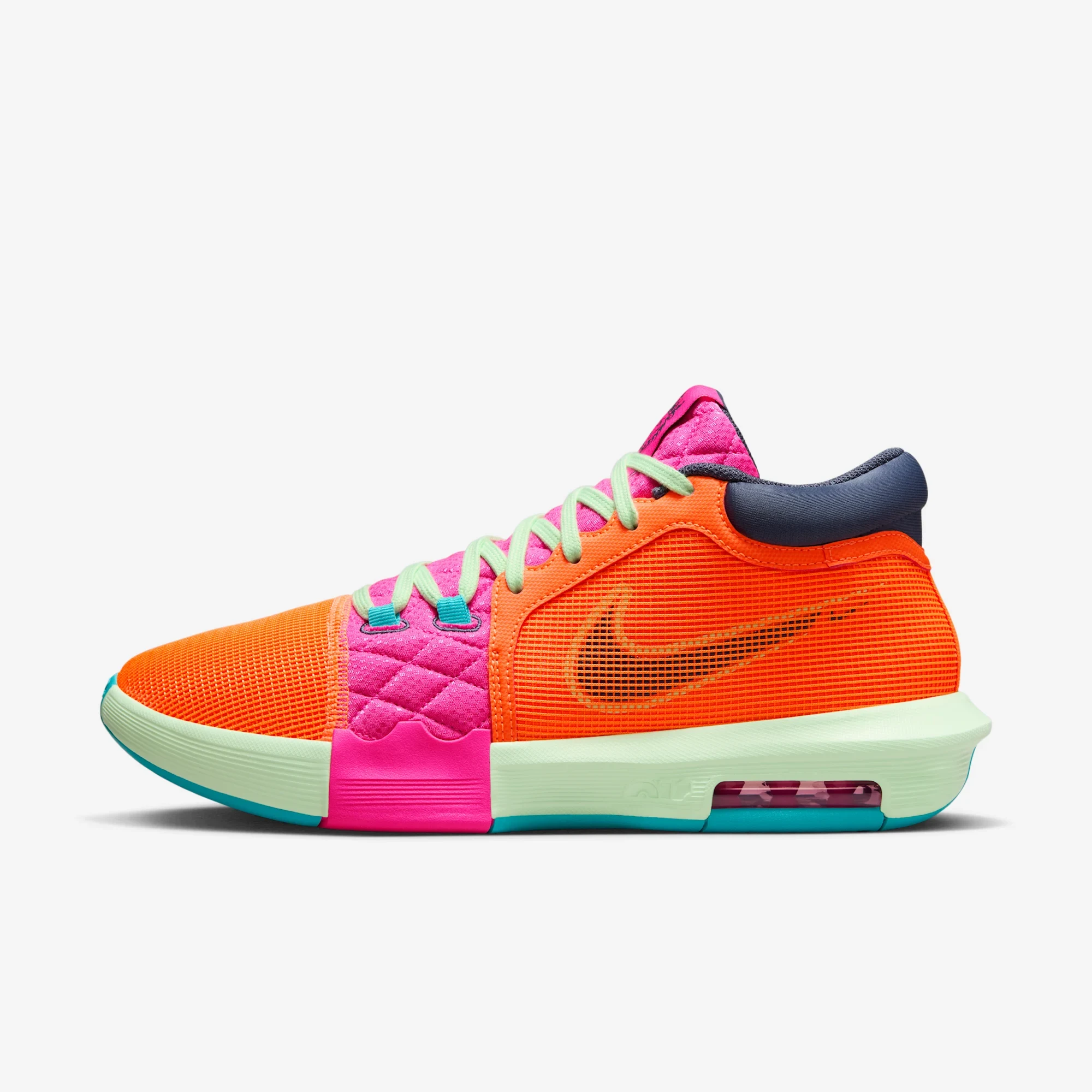 Nike LeBron Witness 8 Total Orange Laser Fuchsia