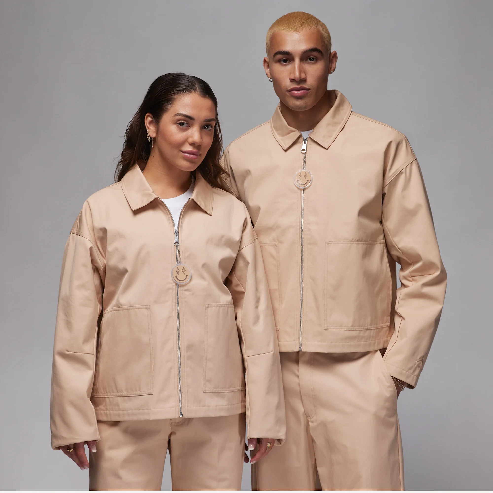 Nike Jordan x J Balvin Woven Jacket Light Brown