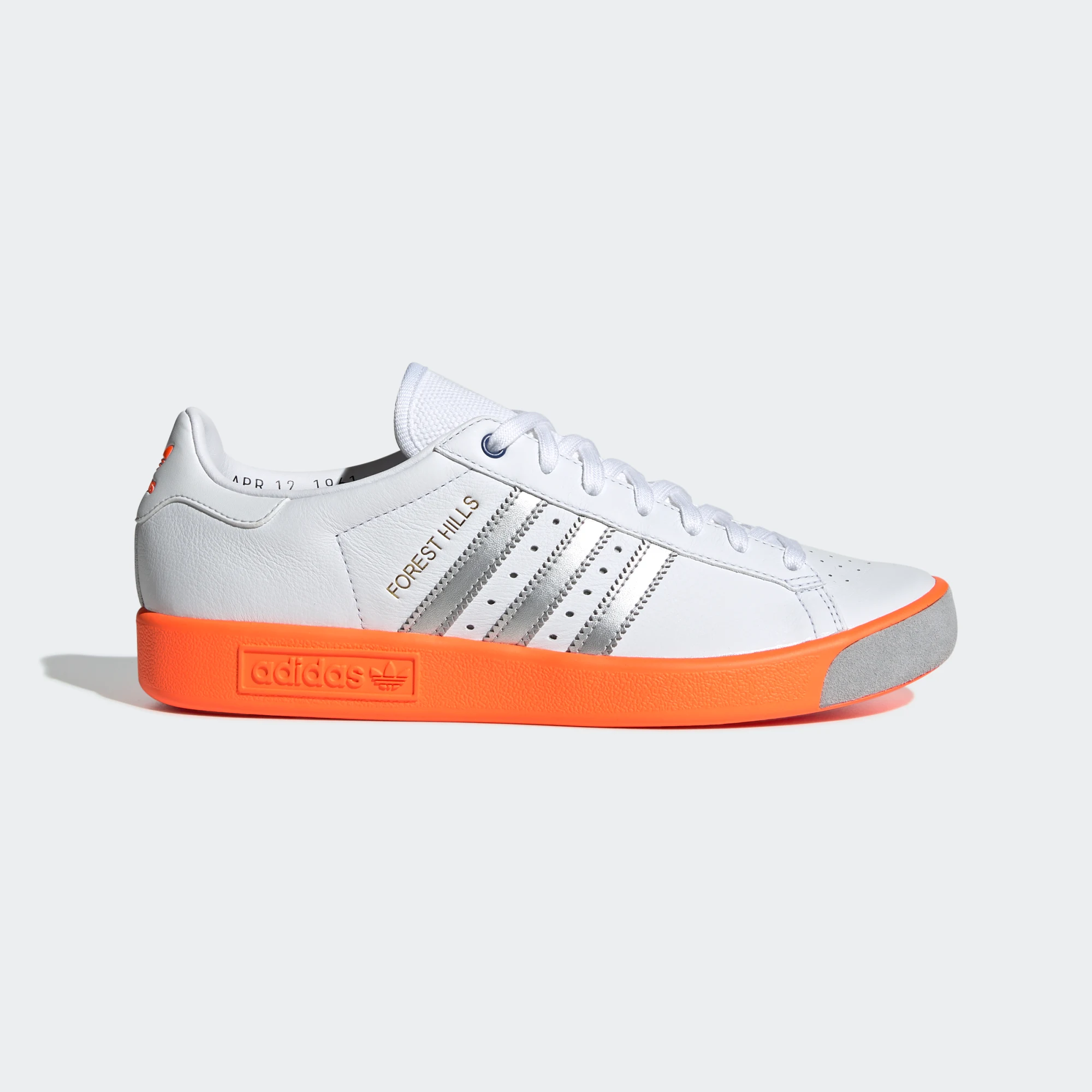 adidas Forest Hills White Silver Orange