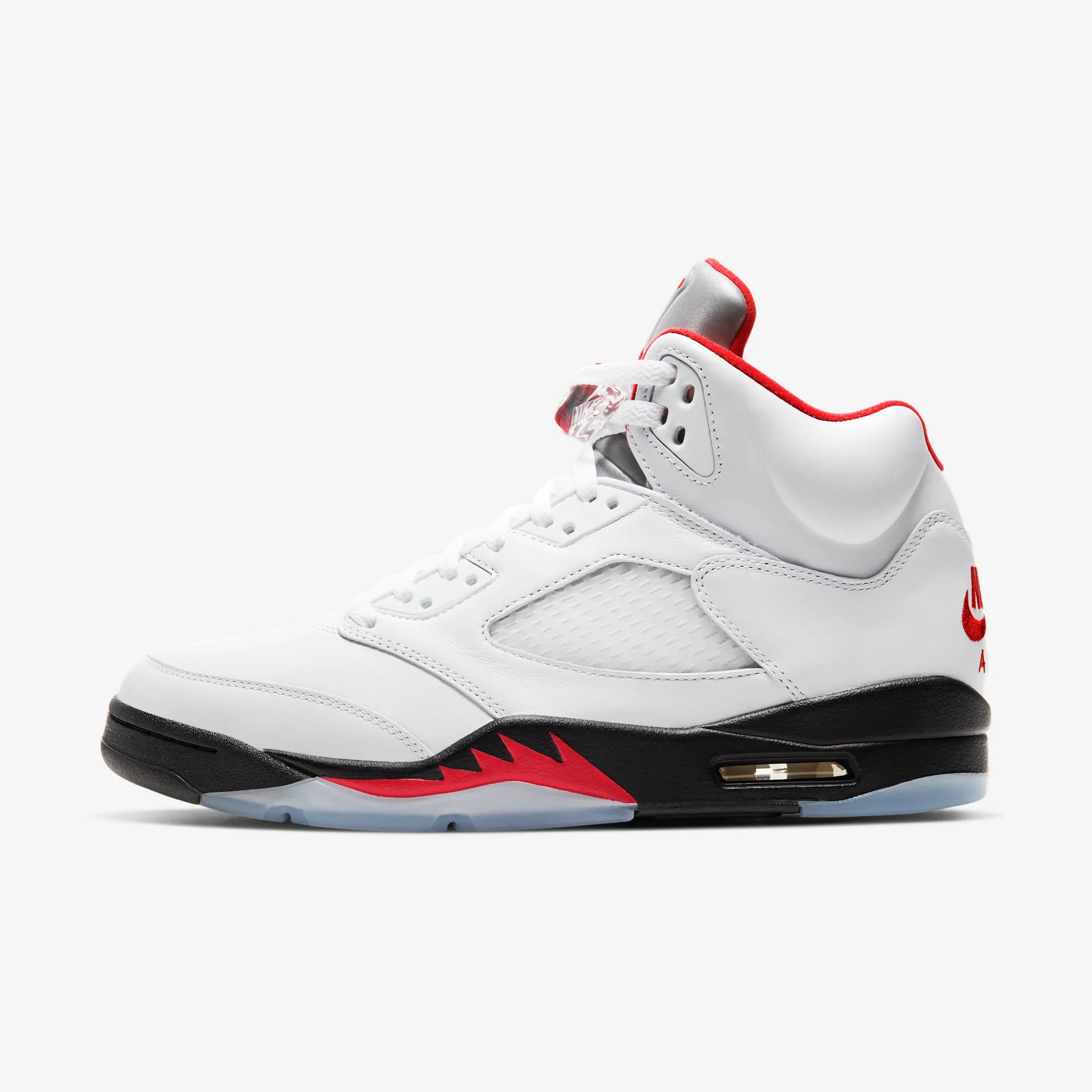 Jordan 5 Retro Fire Red Silver Tongue (2020)