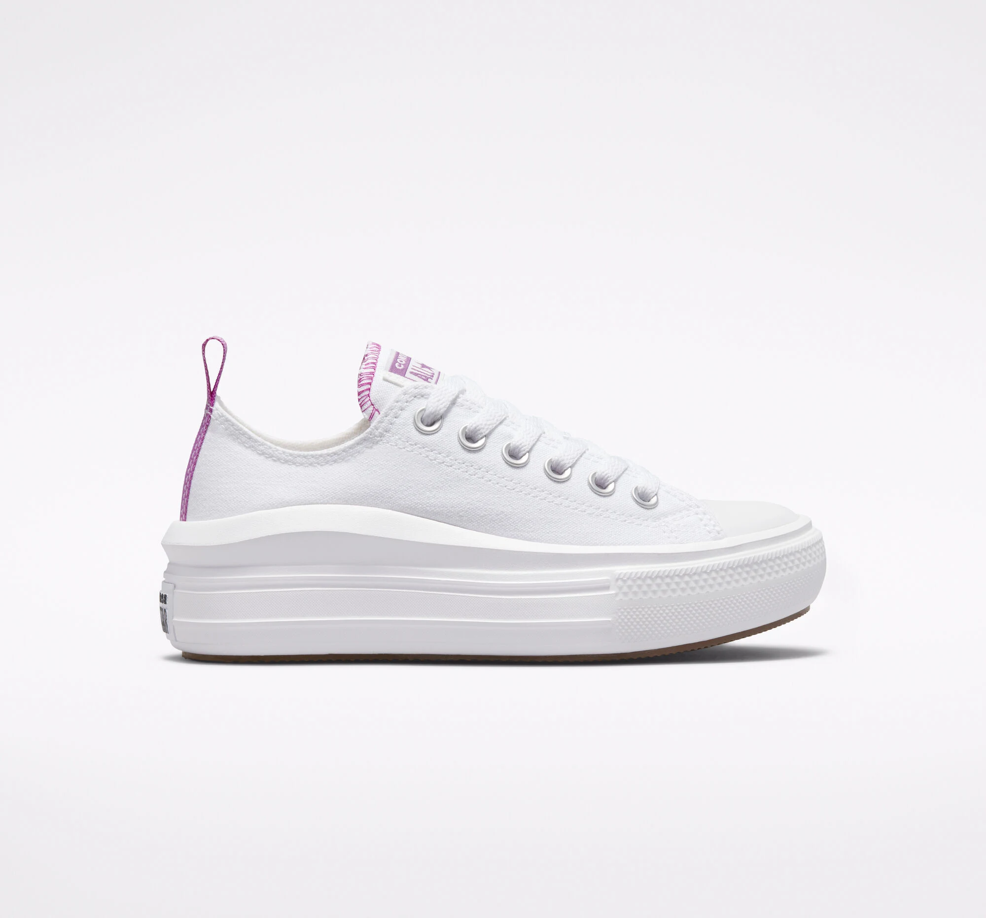 Converse Chuck Taylor All Star Move Platform White Pixel Purple (GS)
