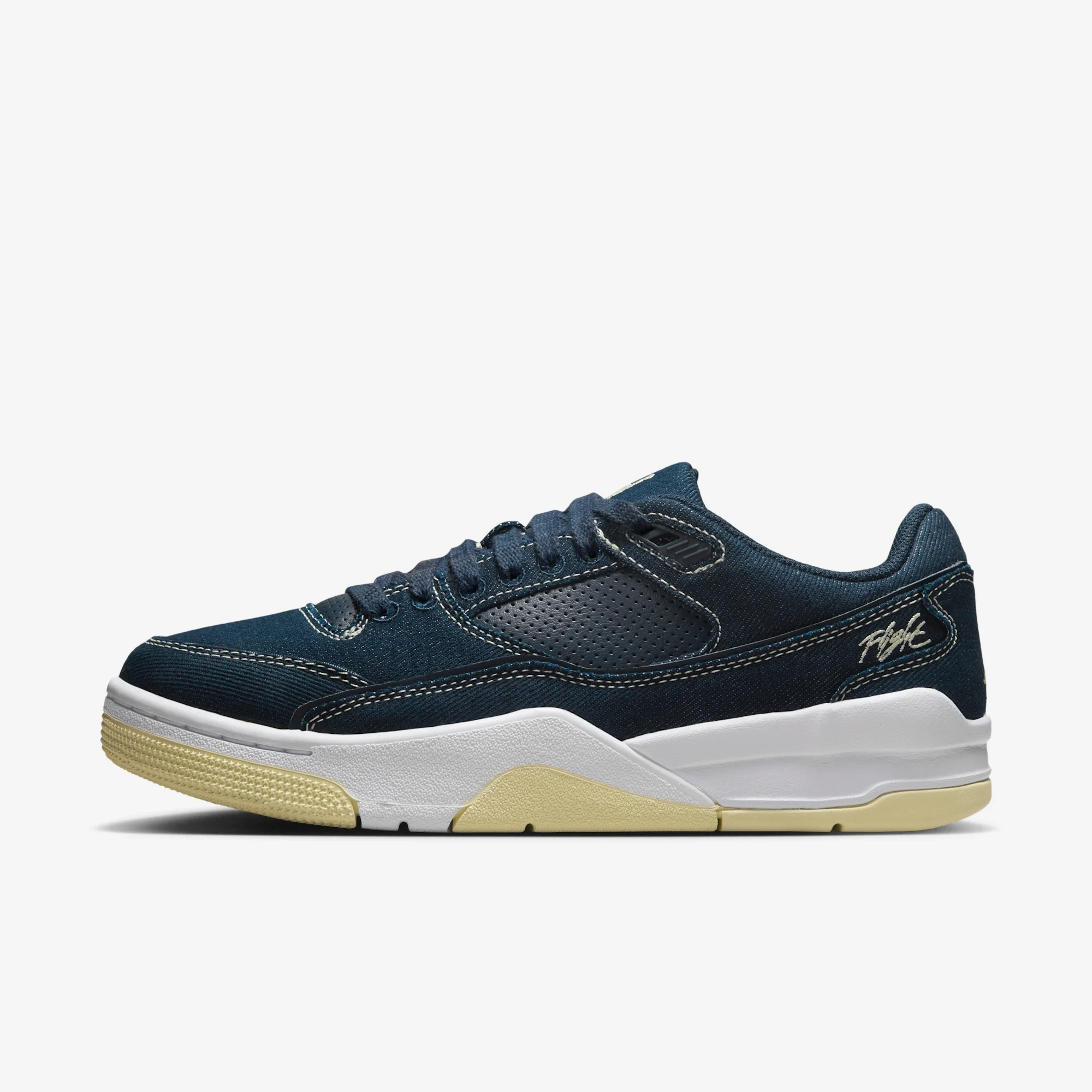 Jordan Flight Court Obsidian White Alabaster (Women's)