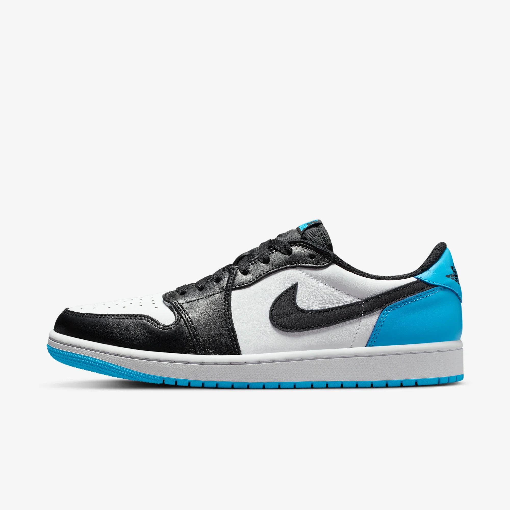 Jordan 1 Retro Low OG Black Dark Powder Blue