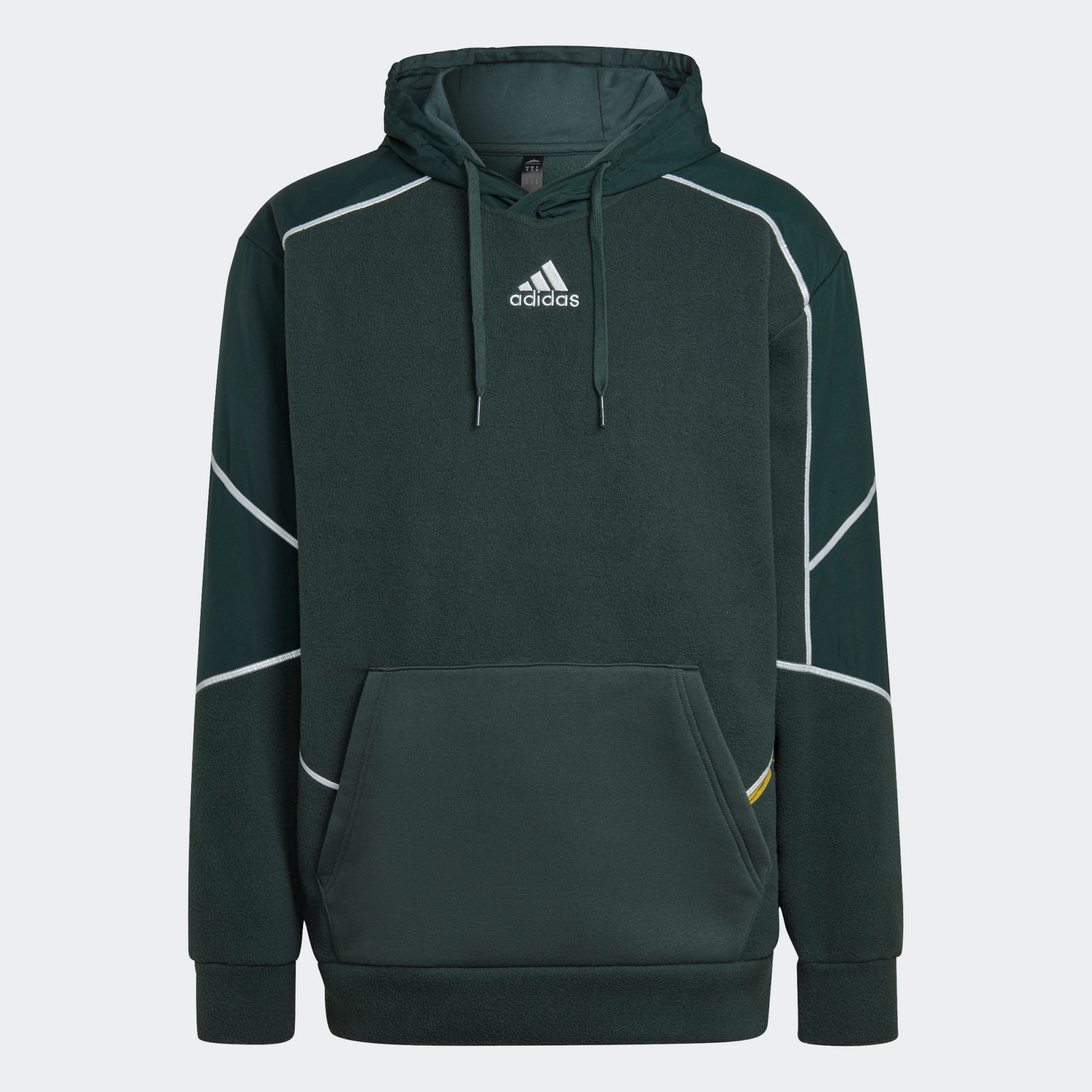adidas Essentials Reflect In The Dark Polar Fleece Hoodie Shadow Green/Pulse Olive/Halo Silver