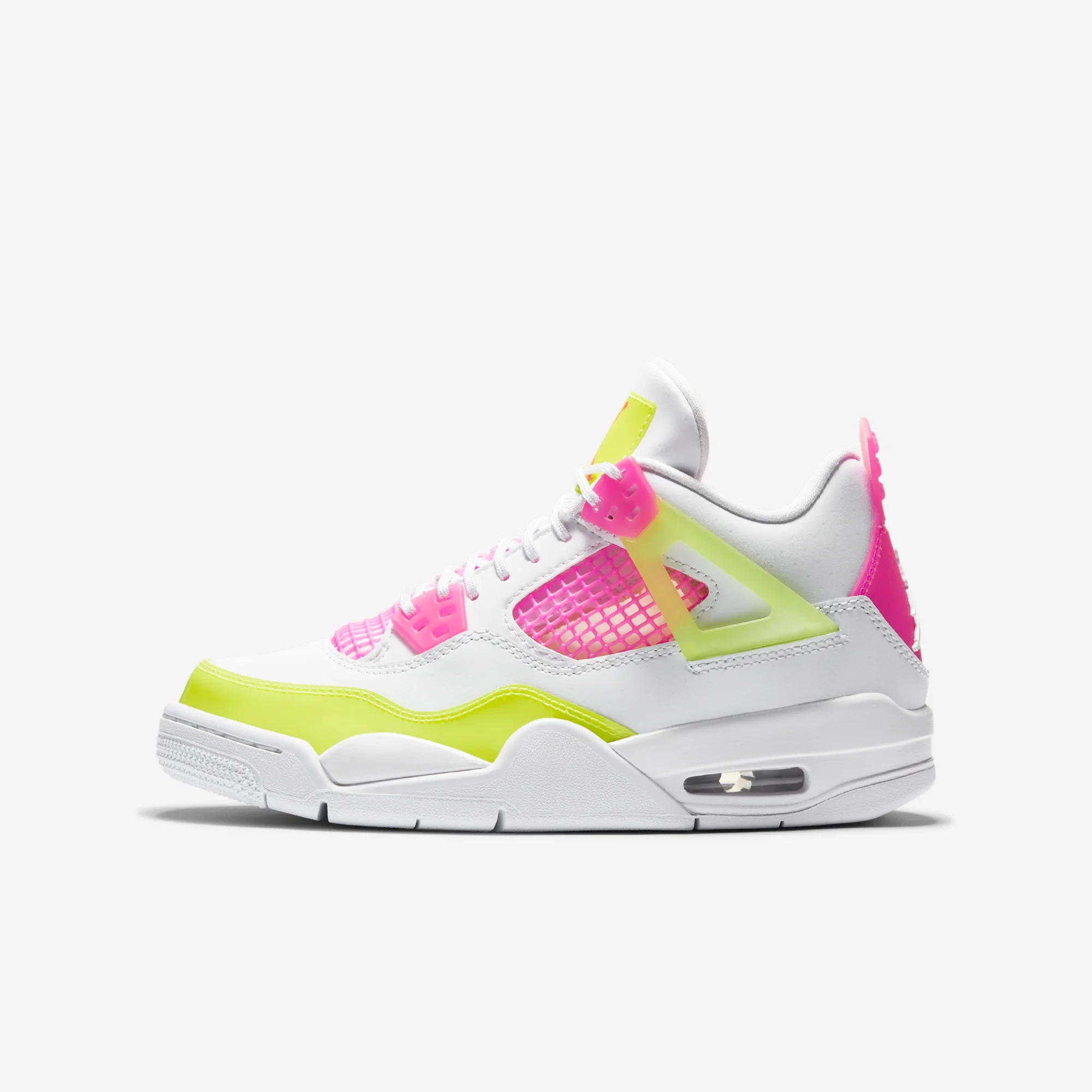 Jordan 4 Retro White Lemon Pink (GS)