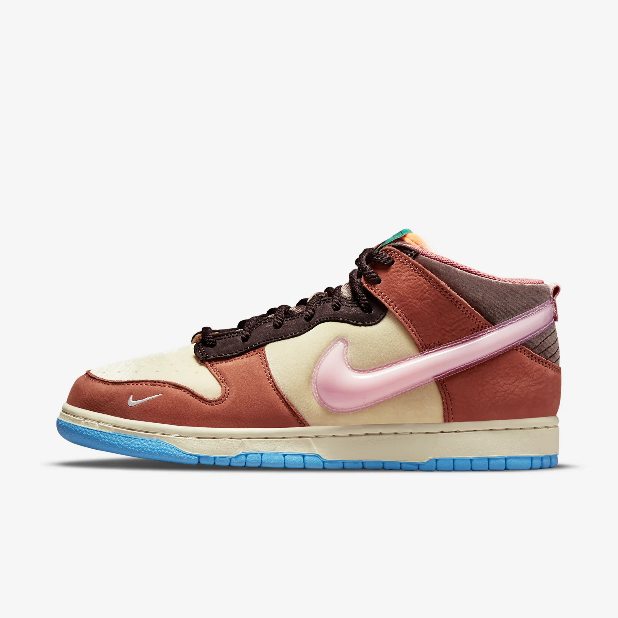 Nike Dunk Mid Social Status Free Lunch Chocolate Milk