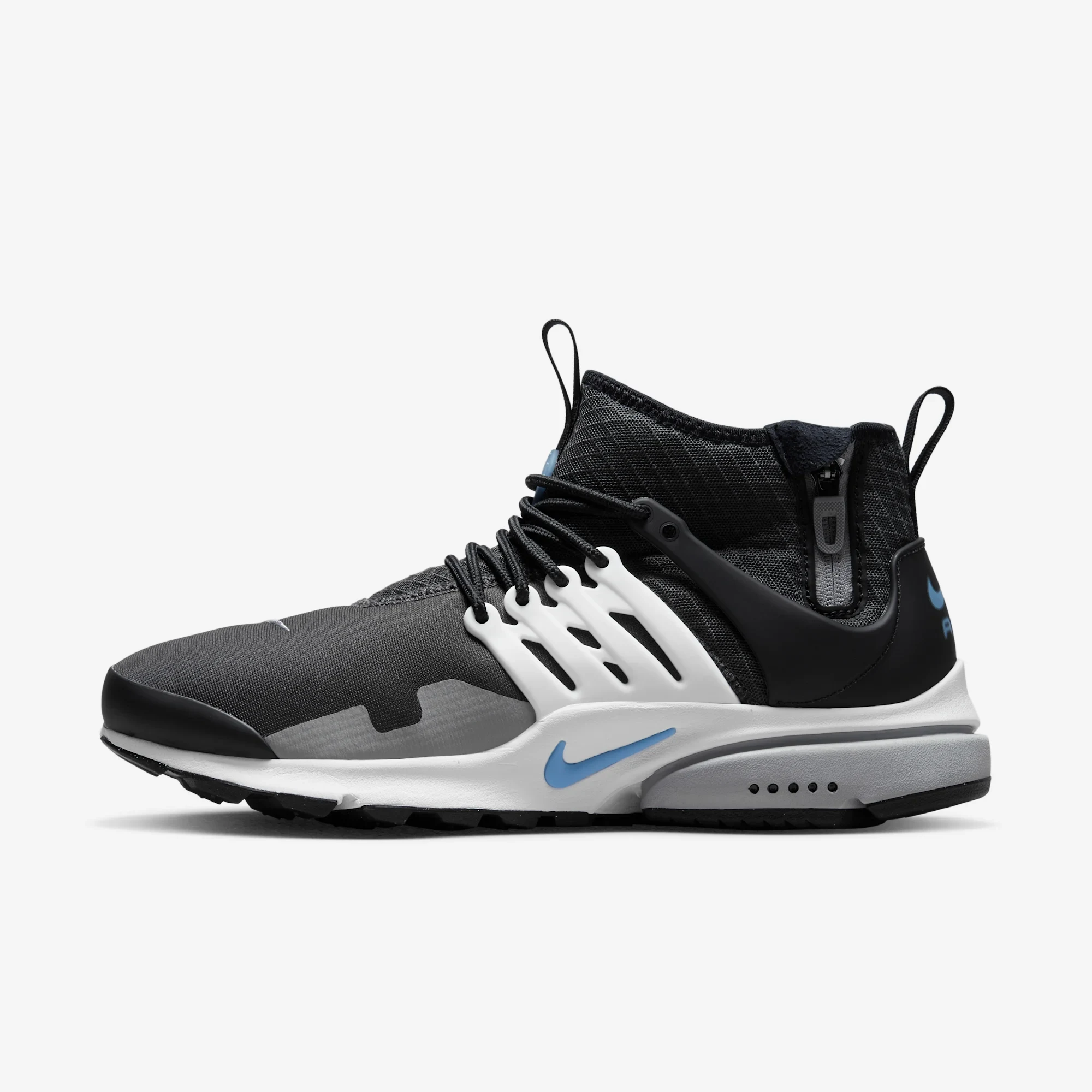 Nike Air Presto Mid Utility Antracite Summit White Particle Grey University Blue